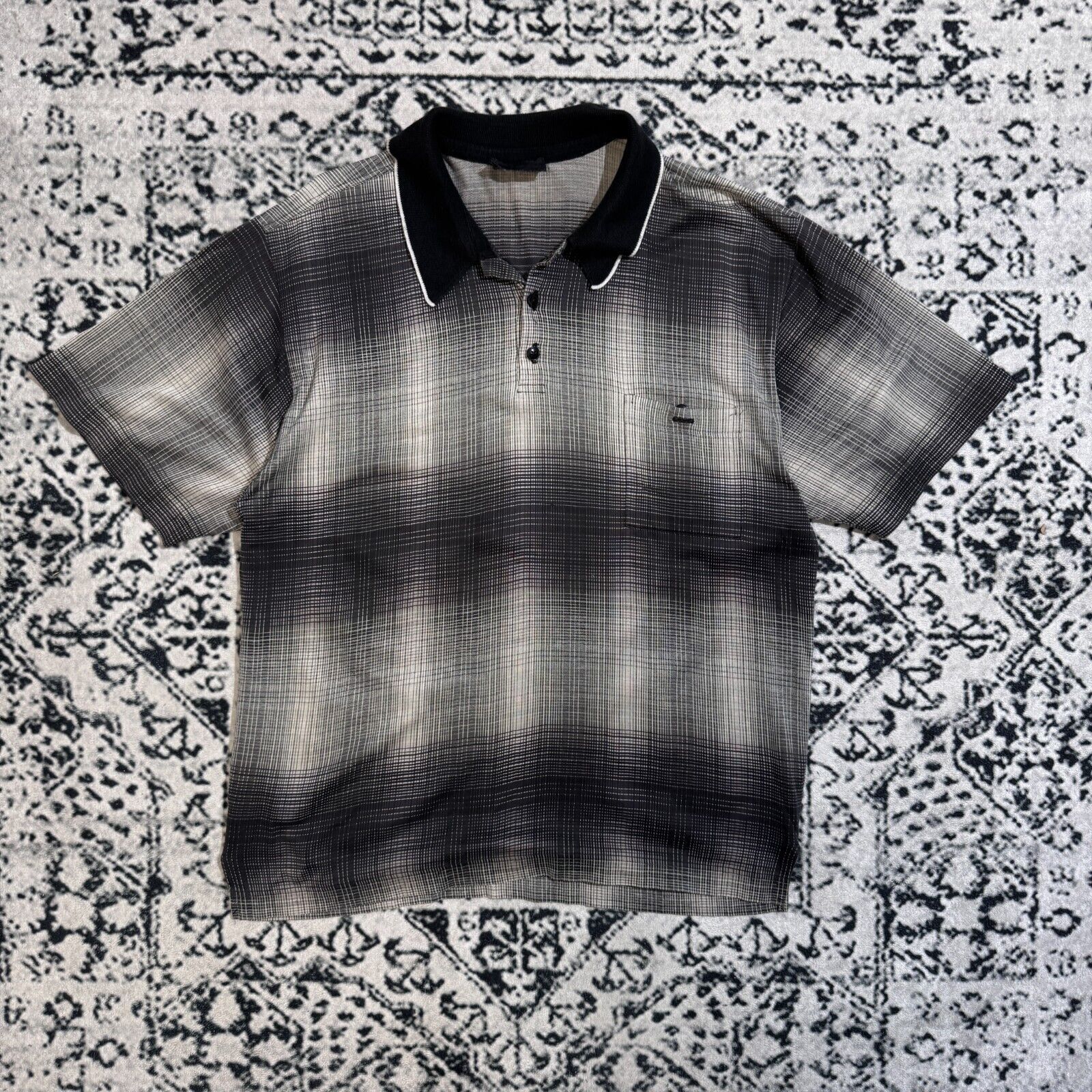 Carlo Colucci × Vintage Vintage Carlo Colluci Unisex Gray Cotton Polo Shirt Size L Size US L / EU 52-54 / 3 - 1 Thumbnail