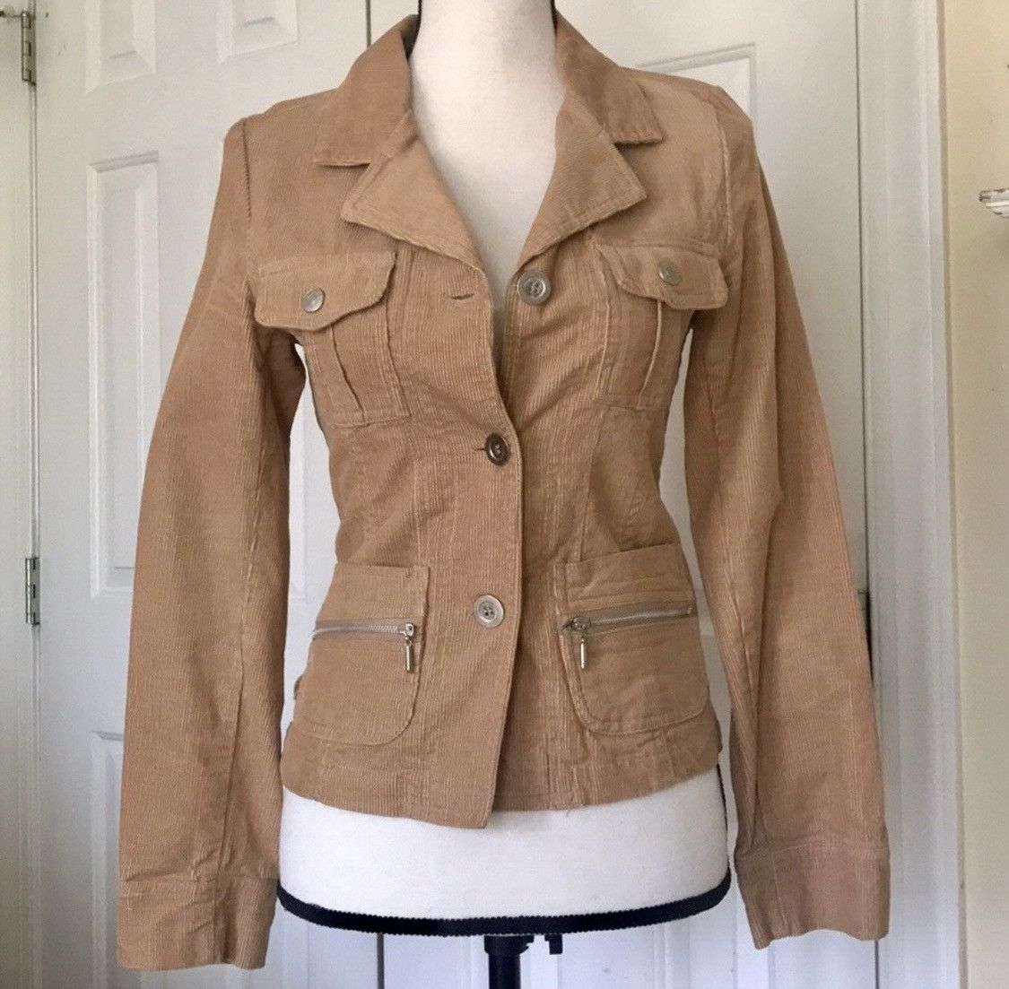 Other VINTAGE GASOLINE CORDUROY BUTTON UP JACKET Size S / US 4 / IT 40 - 2 Thumbnail