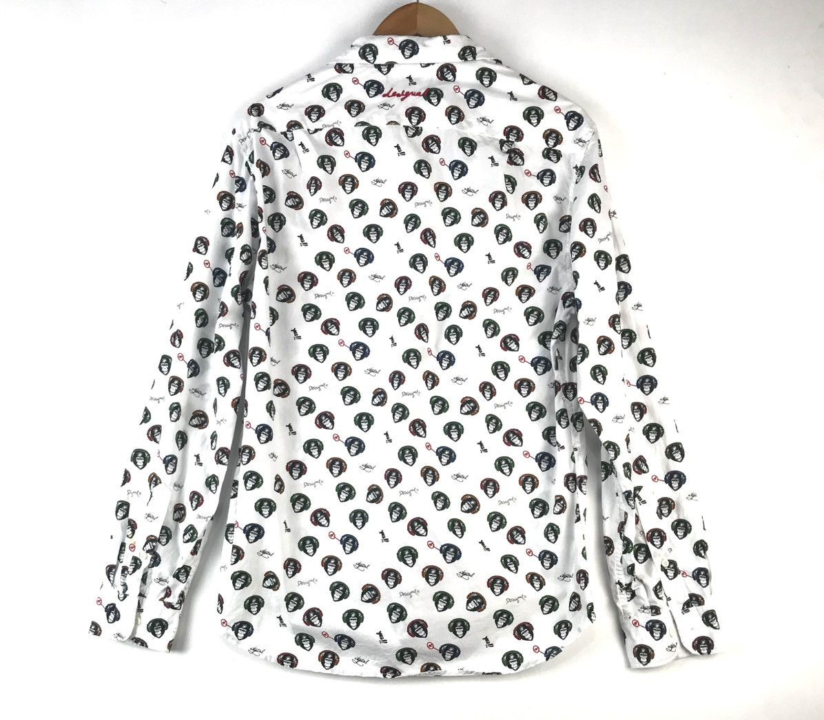 Desigual Desigual designer premium button shirt monkeys monogram M Size US M / EU 48-50 / 2 - 2 Thumbnail