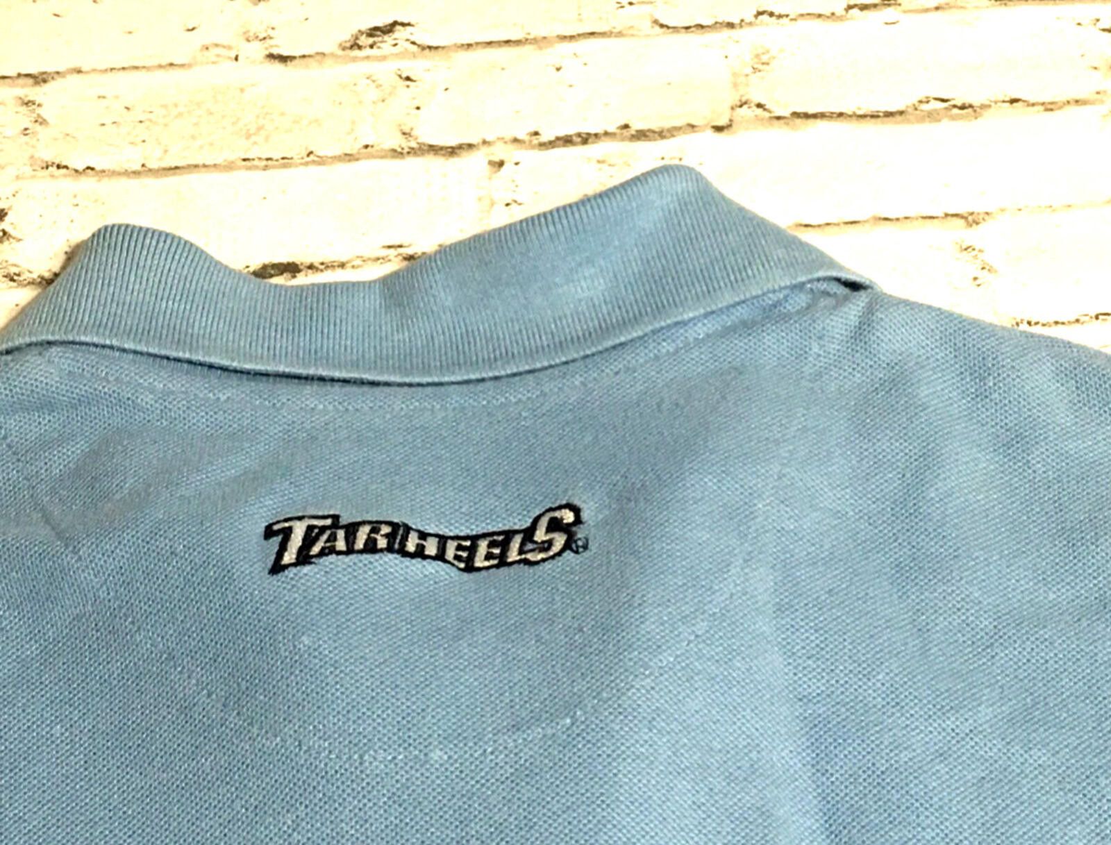 Other Large Light Blue North Carolina Tar Heels Polo Shirt Mens Size ONE SIZE - 2 Thumbnail