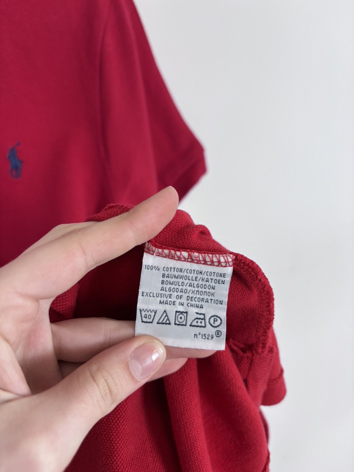 Polo Ralph Lauren Vintage Polo Ralph Lauren Men’s Slim Fit Red Polo Shirt Size US M / EU 48-50 / 2 - 11 Thumbnail