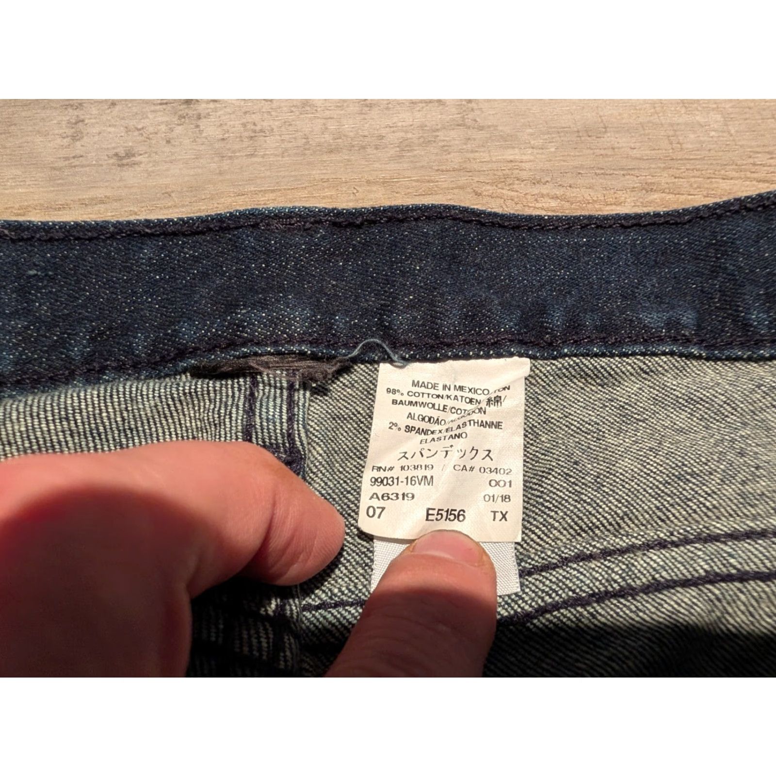 Harley Davidson Harley-Davidson Men's Black Label Core Skinny Fit Dark Blue Jeans 99031-16VM 5-Pocket Denim Zip Button Slim Mid Rise Regular 30X32 Mens Jeans Blue Size US 30 / EU 46 - 7 Thumbnail