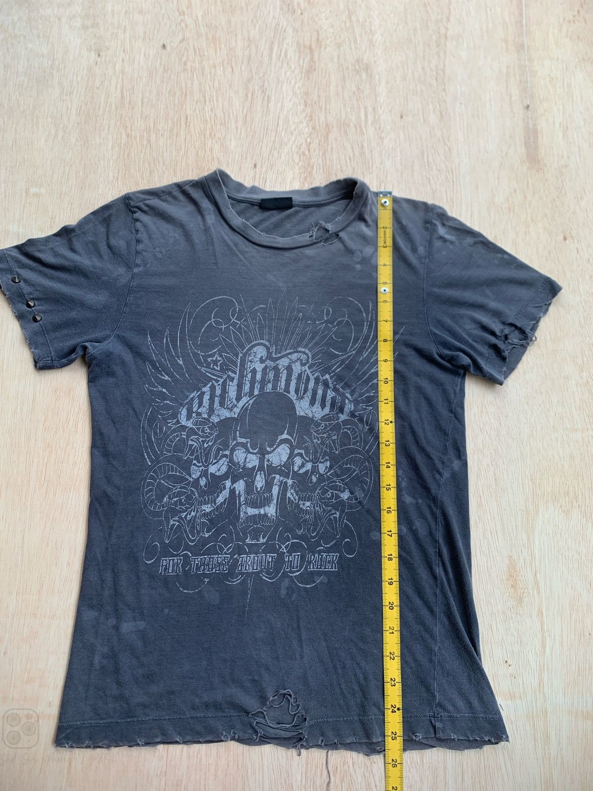 If Six Was Nine × Japanese Brand × Le Grande Bleu (L.G.B.) 00s Richmond Denim Distressed Ifsixwasnine Lgb style Tshirt Size US M / EU 48-50 / 2 - 10 Thumbnail