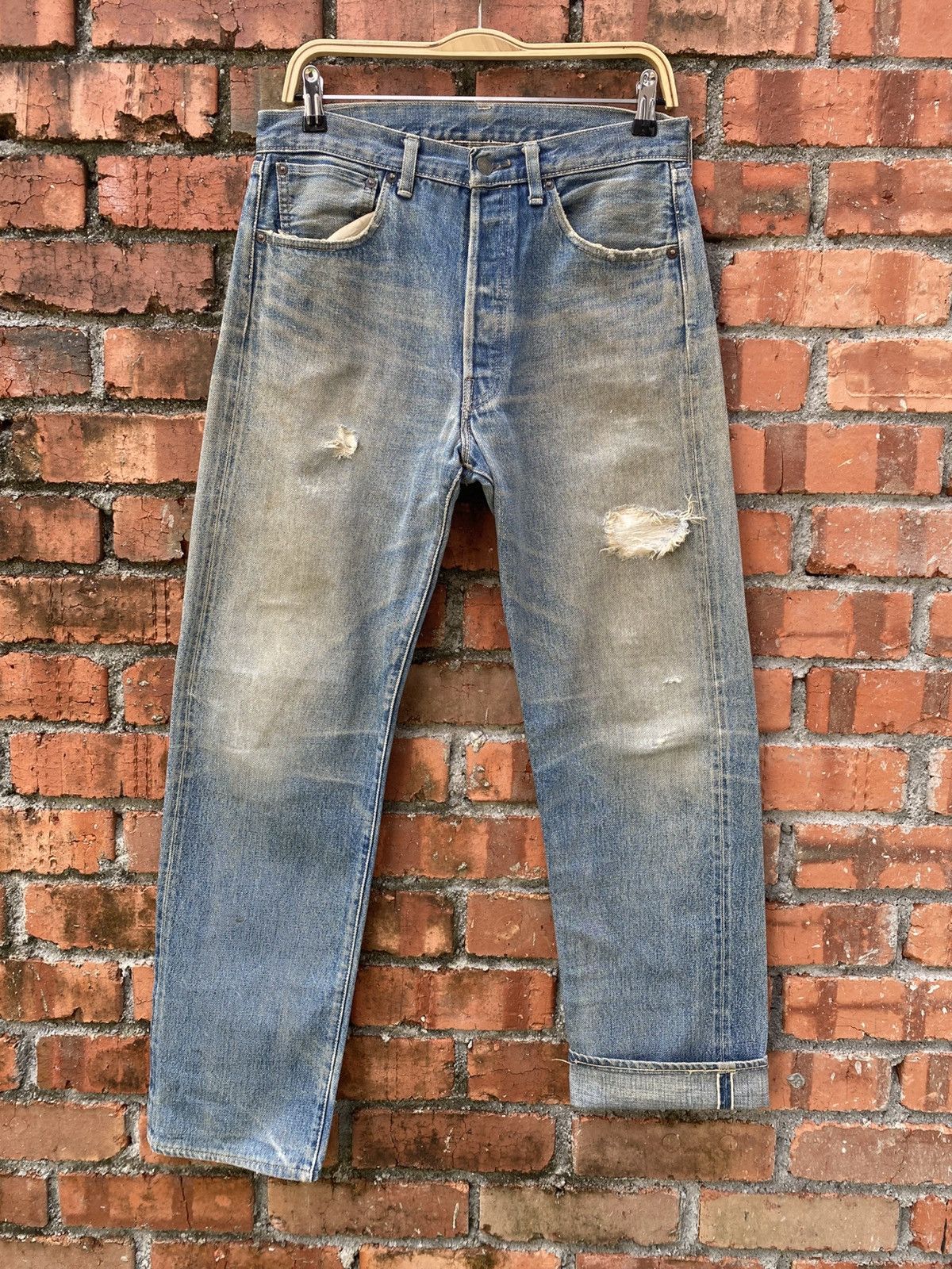 Levi's Vintage Clothing W32x31 Vintage LVC levi's 501 redline big E denime Size US 32 / EU 48 - 1 Thumbnail
