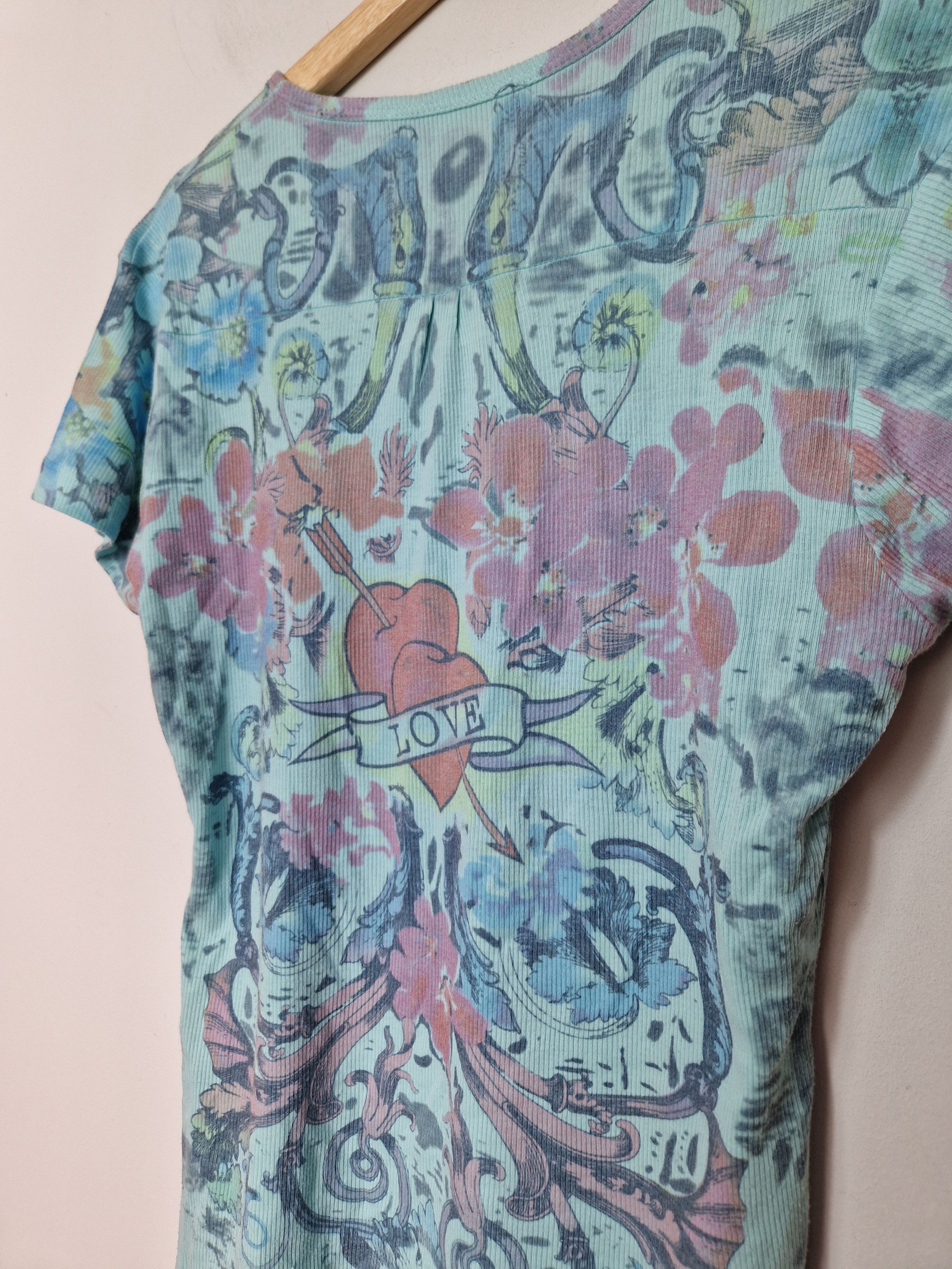 Ed Hardy vintage top ed hardy christian audiger style mesh y2k Size M / US 6-8 / IT 42-44 - 3 Thumbnail