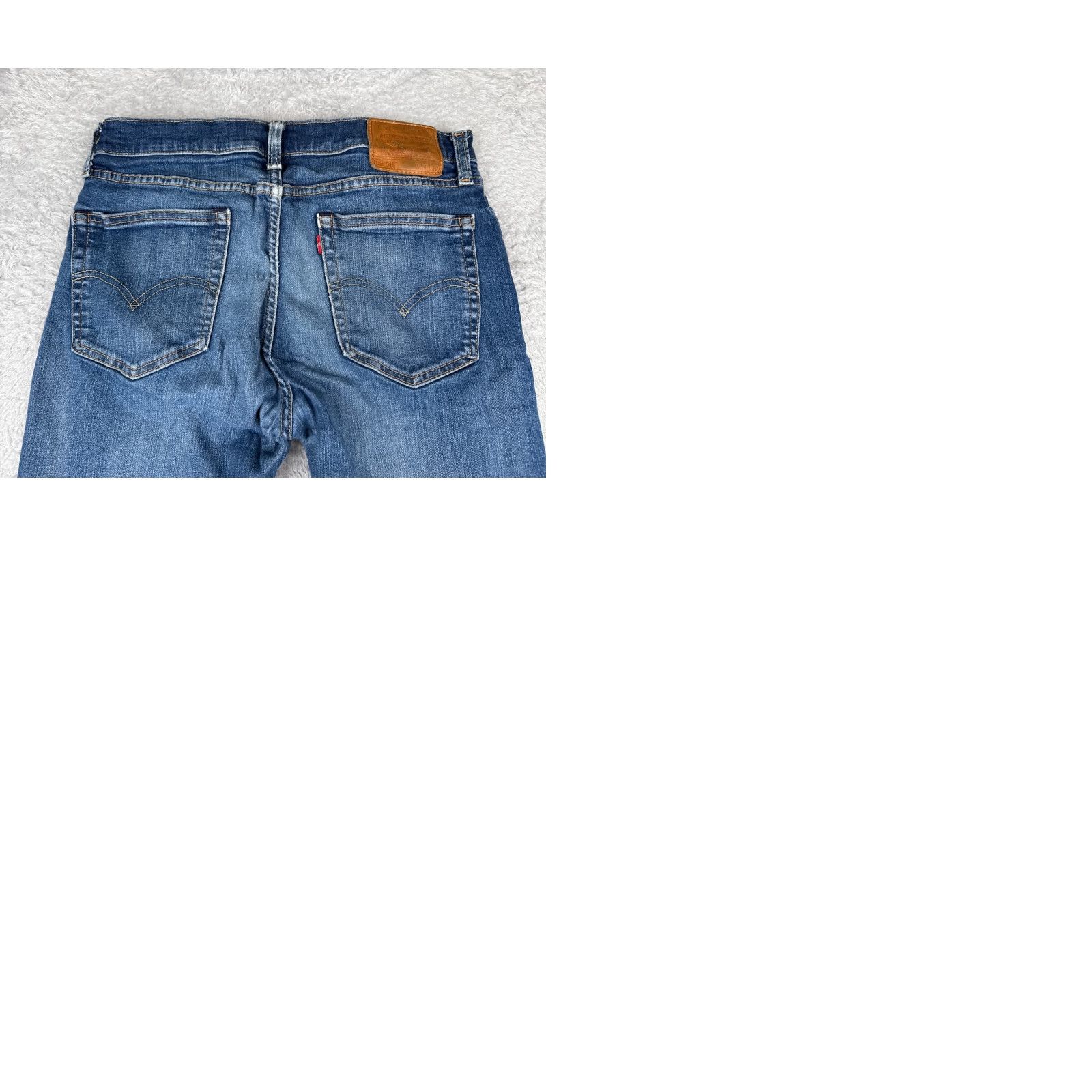 Levi's VINTAGE Levis Jeans 34 Blue Denim Levi's 519 5-Pocket Regular Cotton Blend 30x28 Mens Jeans Size US 34 / EU 50 - 11 Thumbnail