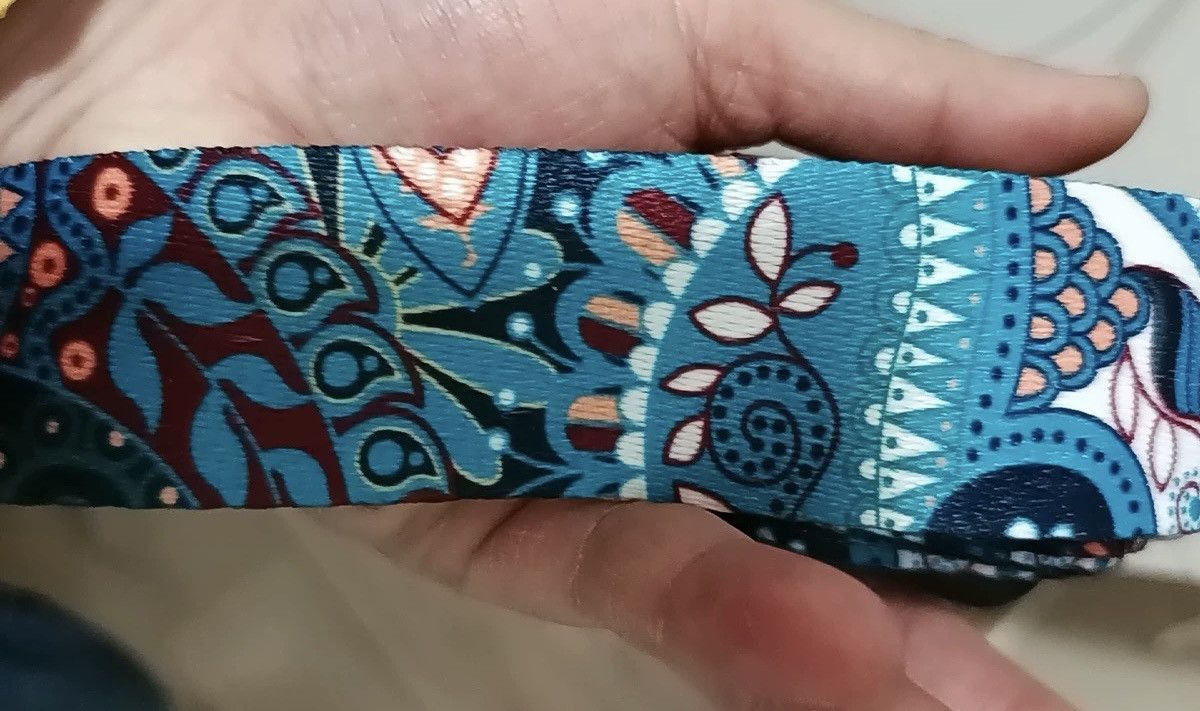 Japanese Brand × Vintage Retro fashion aesthetic colourful paisley belt y2k Size ONE SIZE - 4 Thumbnail