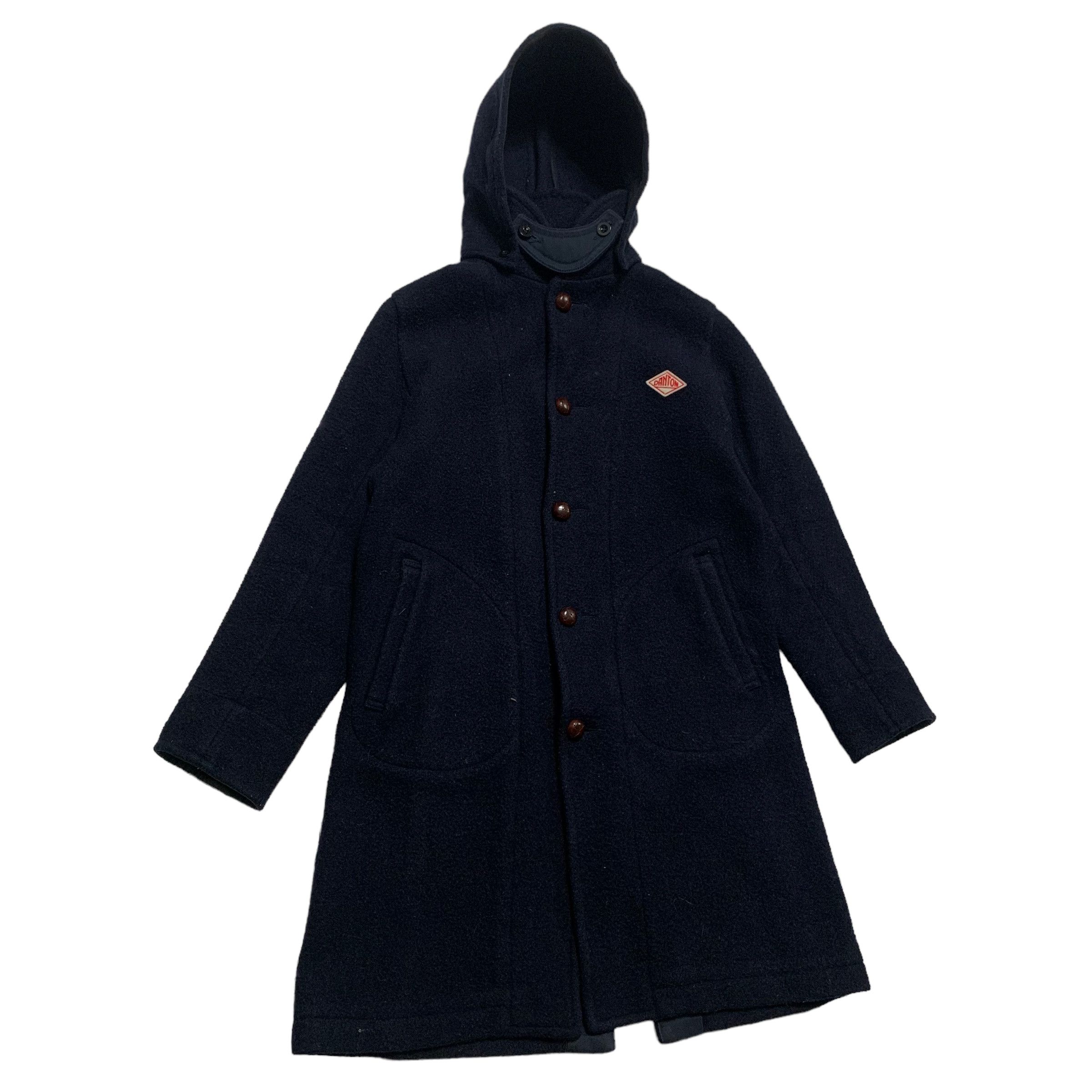 Danton Danton Hooded Wool Long Jacket Size US S / EU 44-46 / 1 - 2 Thumbnail