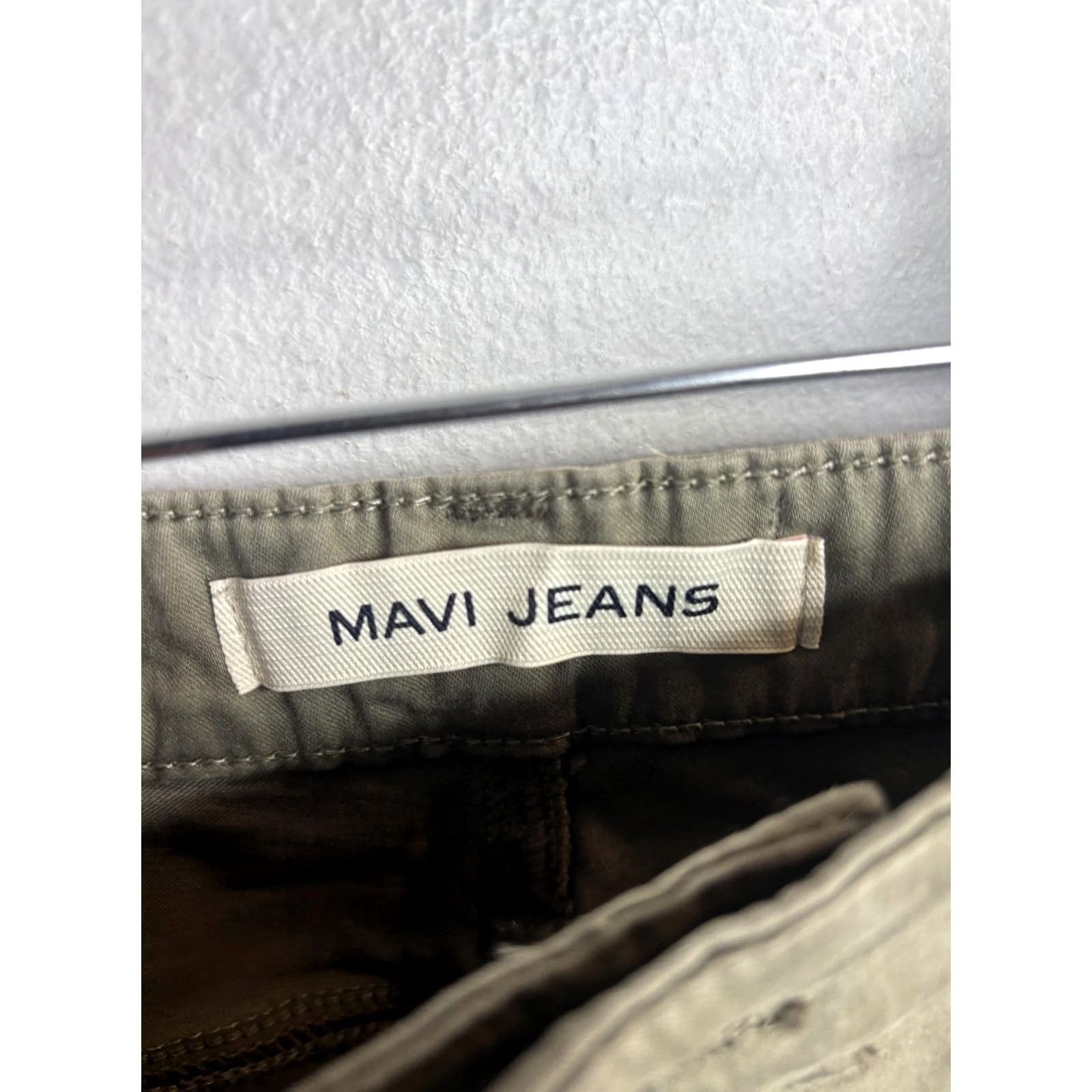 Mavi Mavi Mens 42 Green Ethan Sage Twill Straight Short Chino Casual Stretch Shorts with Pockets - Regular Fit, Flat Front, 9in Inseam, Cotton Elastane Size US 42 / EU 58 - 4 Thumbnail