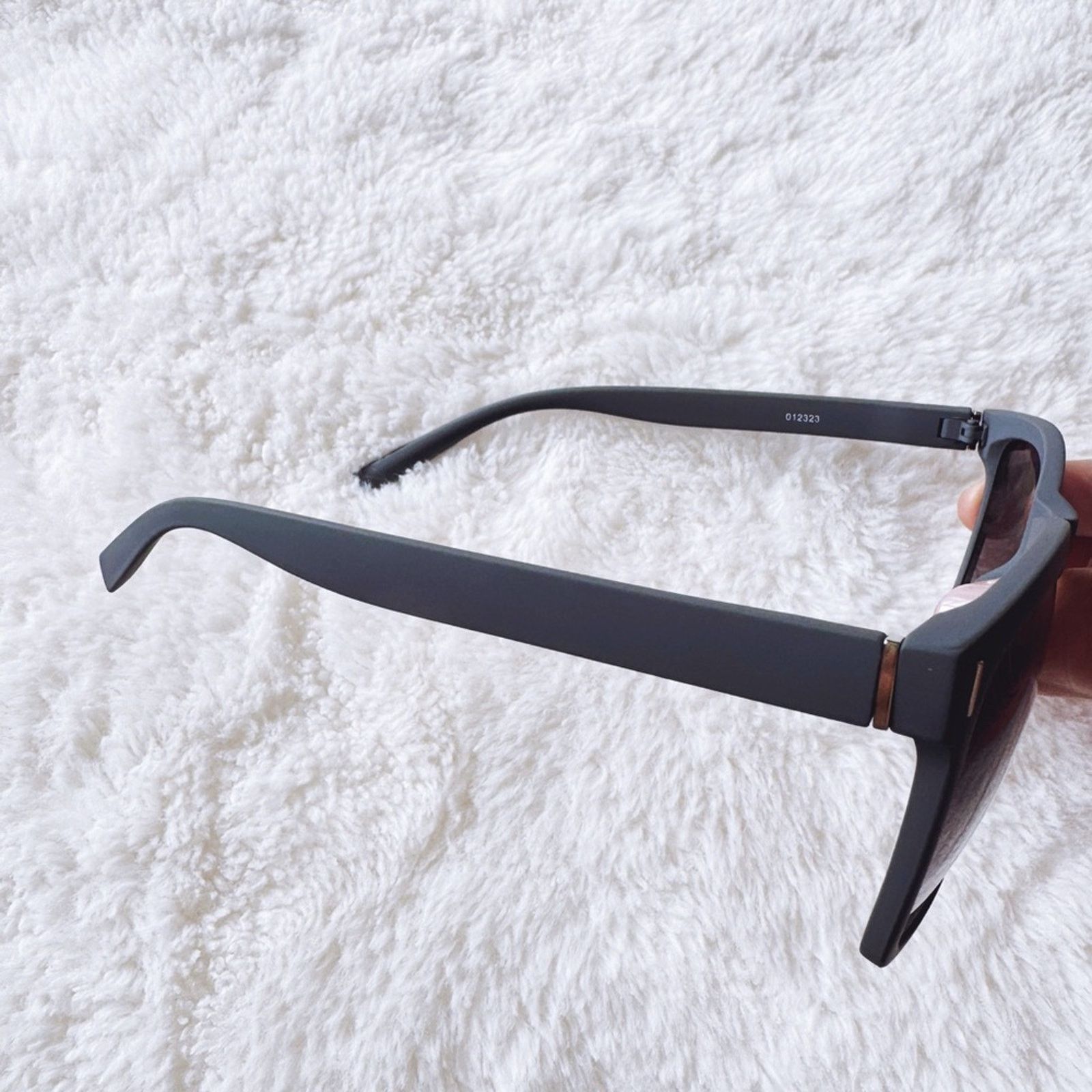 Other Ora Charcoal Angular Frame Sunglasses Size ONE SIZE - 3 Thumbnail