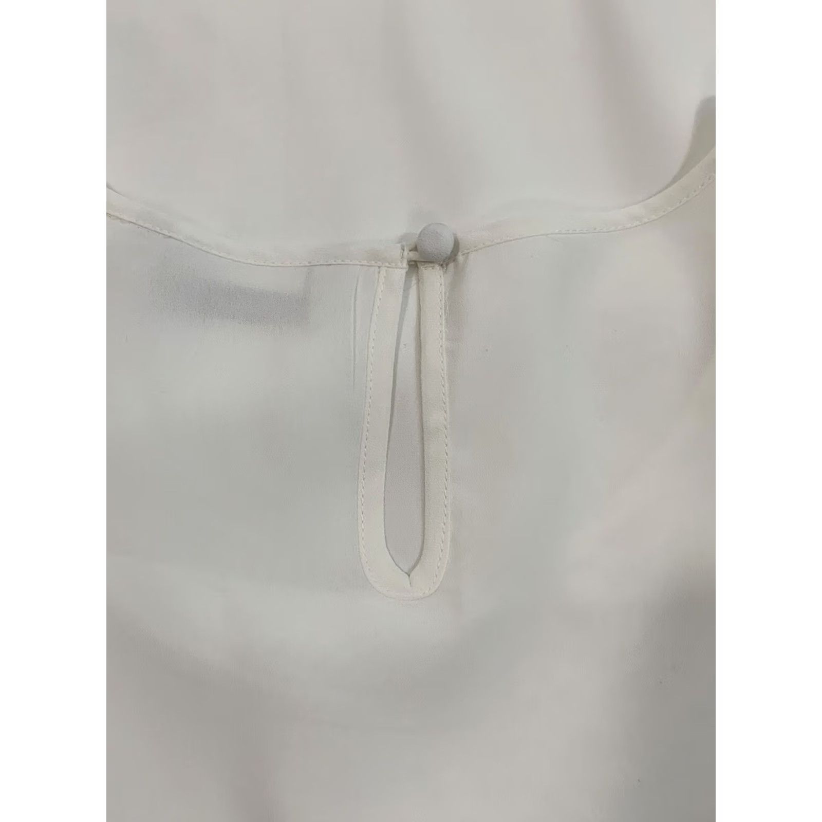 Soft Surroundings Soft Surroundings Kurti Shirt Womens Medium Ivory Sheer Short Sleeve Tunic Dress Long Solid 2020-2029 Fashionable Womens Size M / US 6-8 / IT 42-44 - 5 Thumbnail