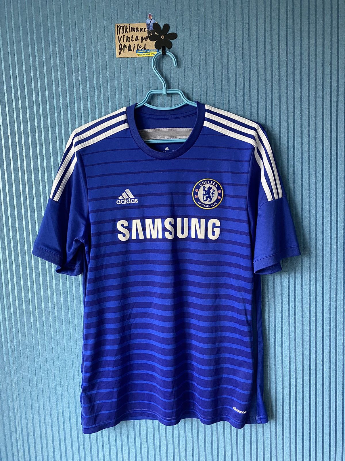 Adidas Adidas Chelsea 2014/15 home kit retro jersey blockcore | Grailed