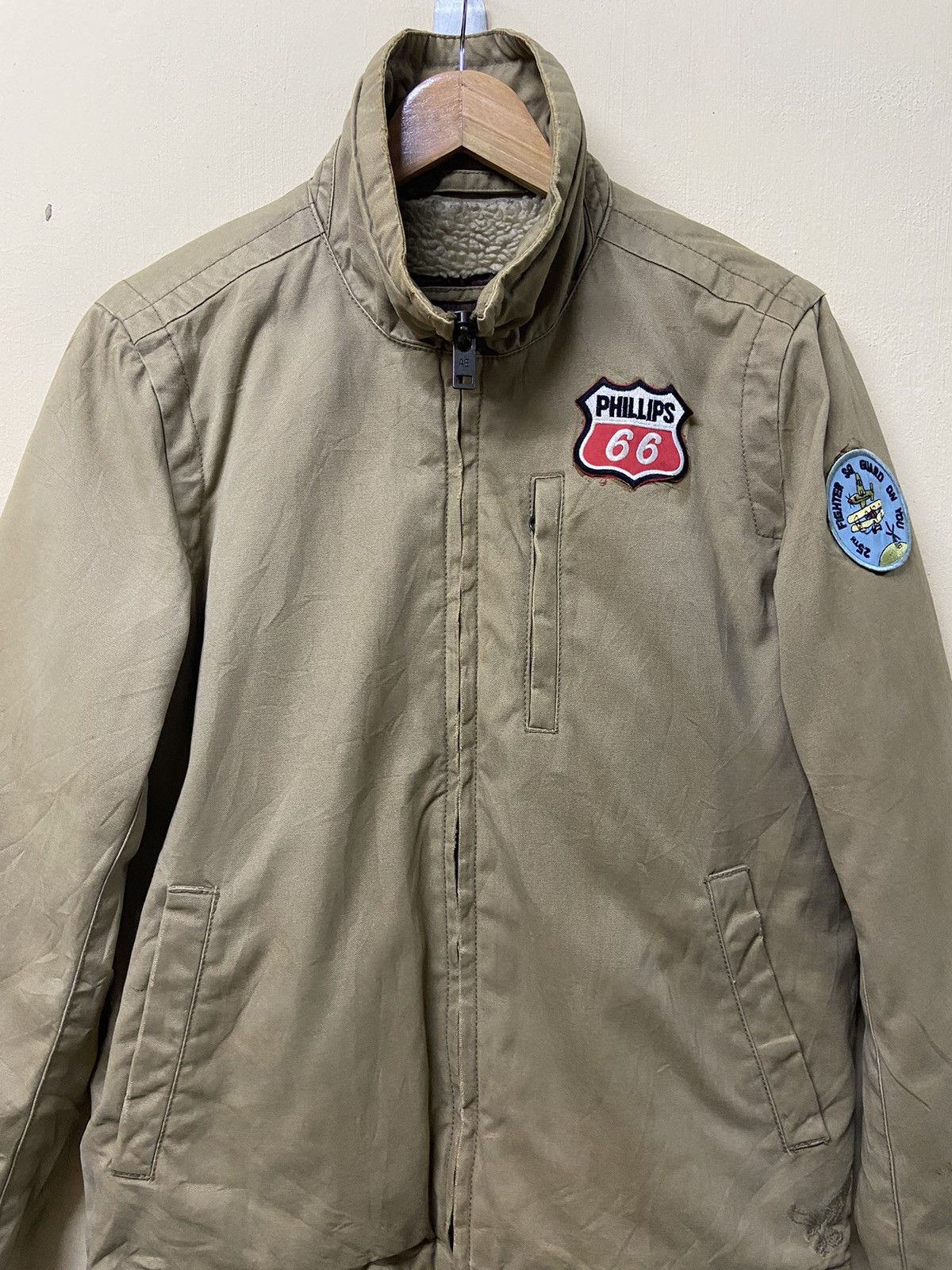 American Eagle Outfitters Vintage America Eagle Fighter Sq Guard Jacket Size US S / EU 44-46 / 1 - 2 Thumbnail
