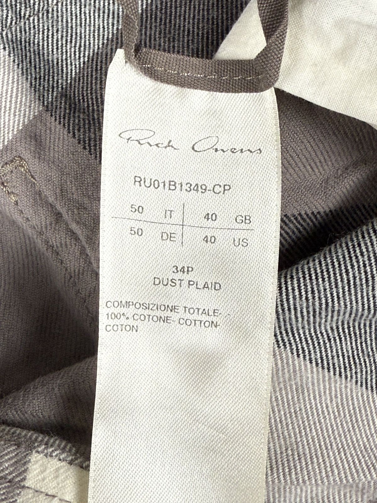 Rick Owens Plaid Bela Pod Shorts Size US 34 / EU 50 - 5 Thumbnail