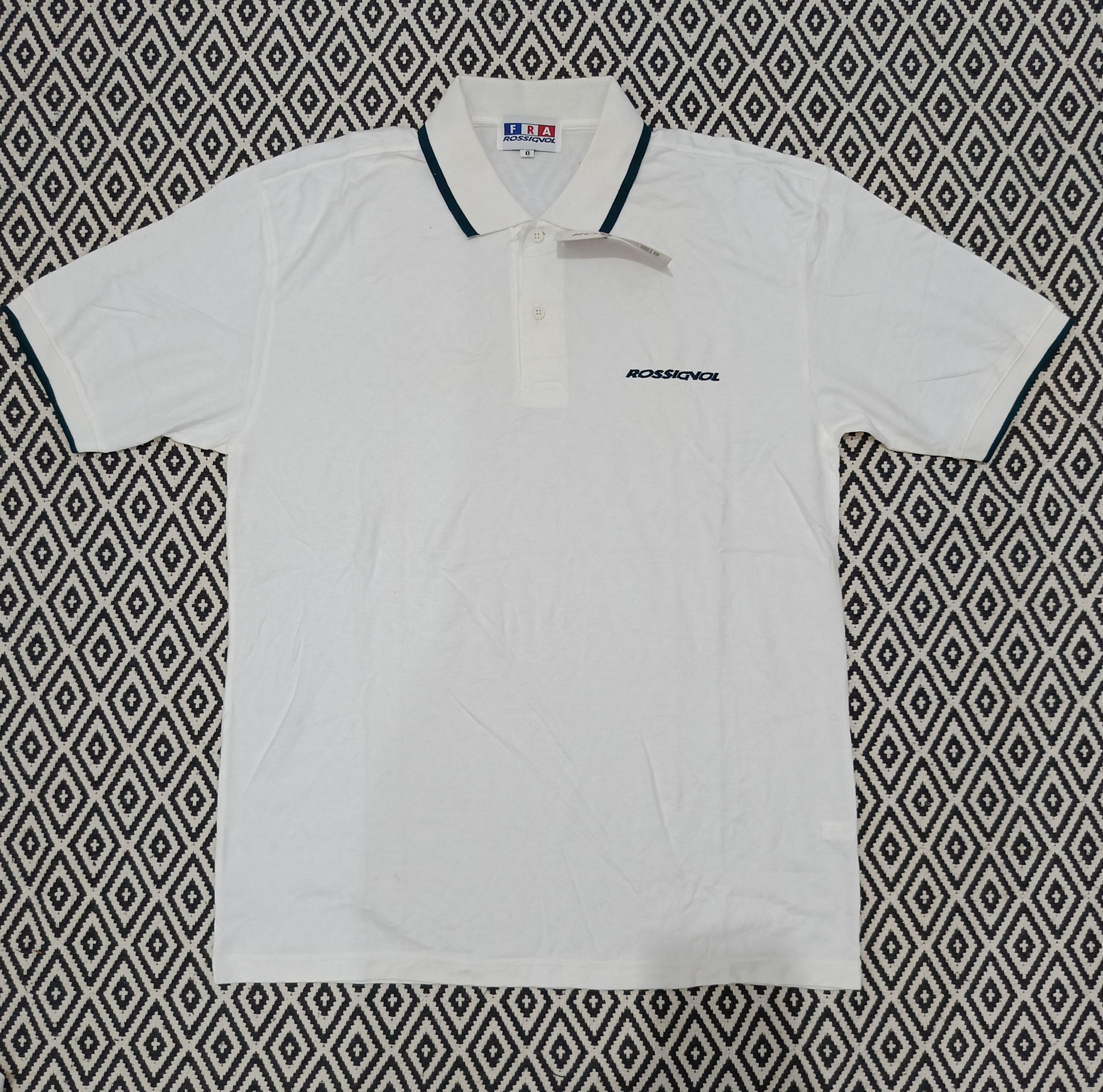 Japanese Brand Vintage Rossignol polo shirt Size US L / EU 52-54 / 3 - 1 Thumbnail