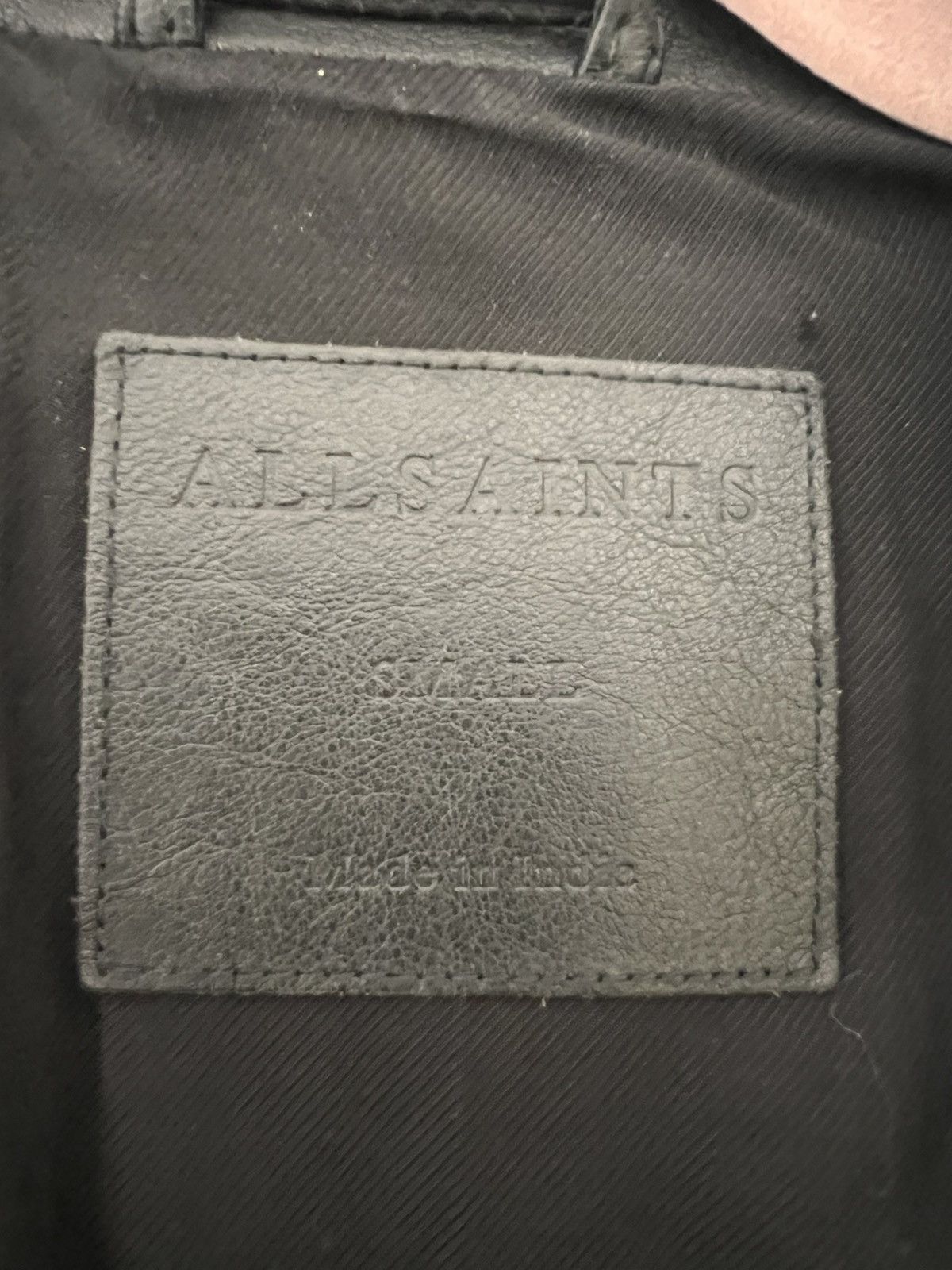 Allsaints All Saints Leather Biker Jacket Size US S / EU 44-46 / 1 - 4 Thumbnail