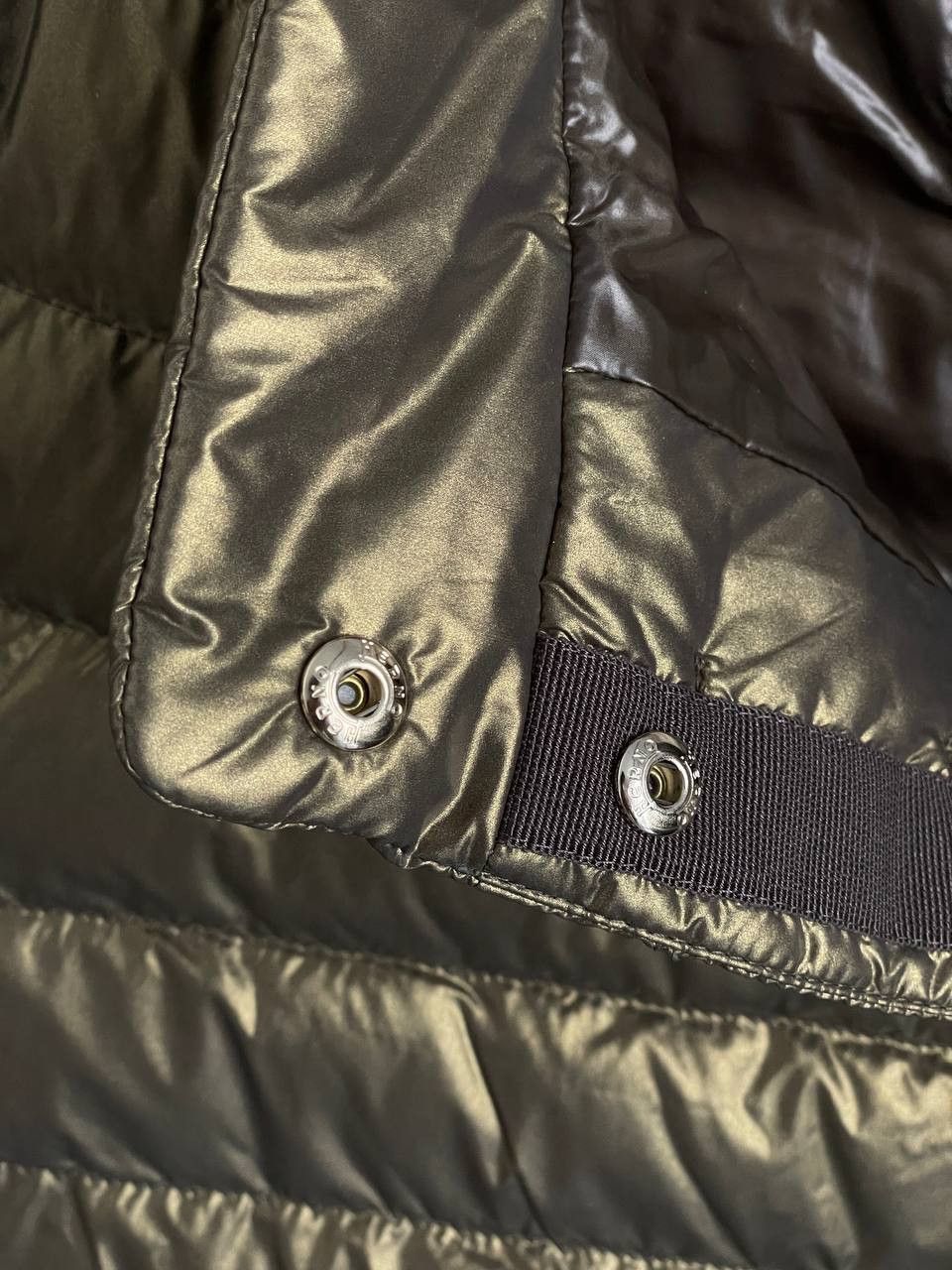 Herno Herno Emilia Cap Sleeve Quilted Gold Down Jacket Size L / US 10 / IT 46 - 14 Thumbnail