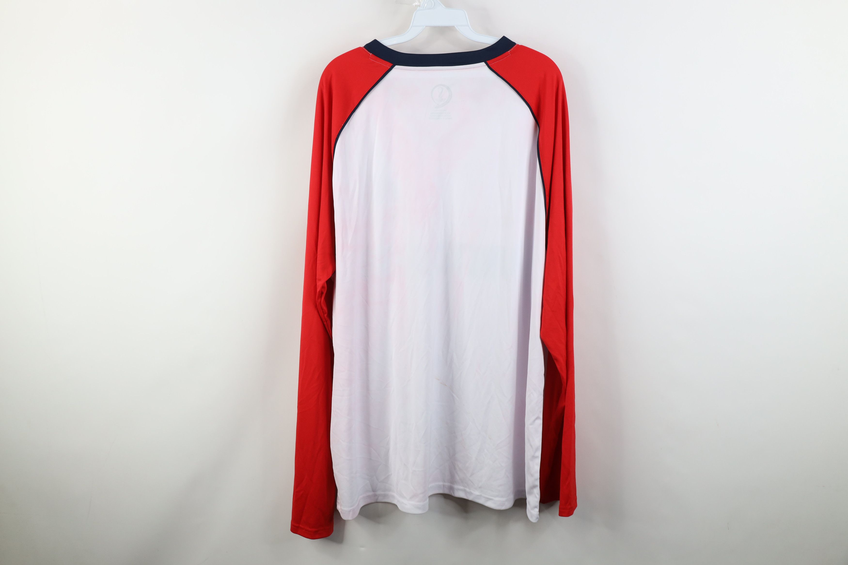 Vintage Y2K FIFA World Cup USMNT USA Soccer Training Jersey T-Shirt Size US XXL / EU 58 / 5 - 14 Thumbnail