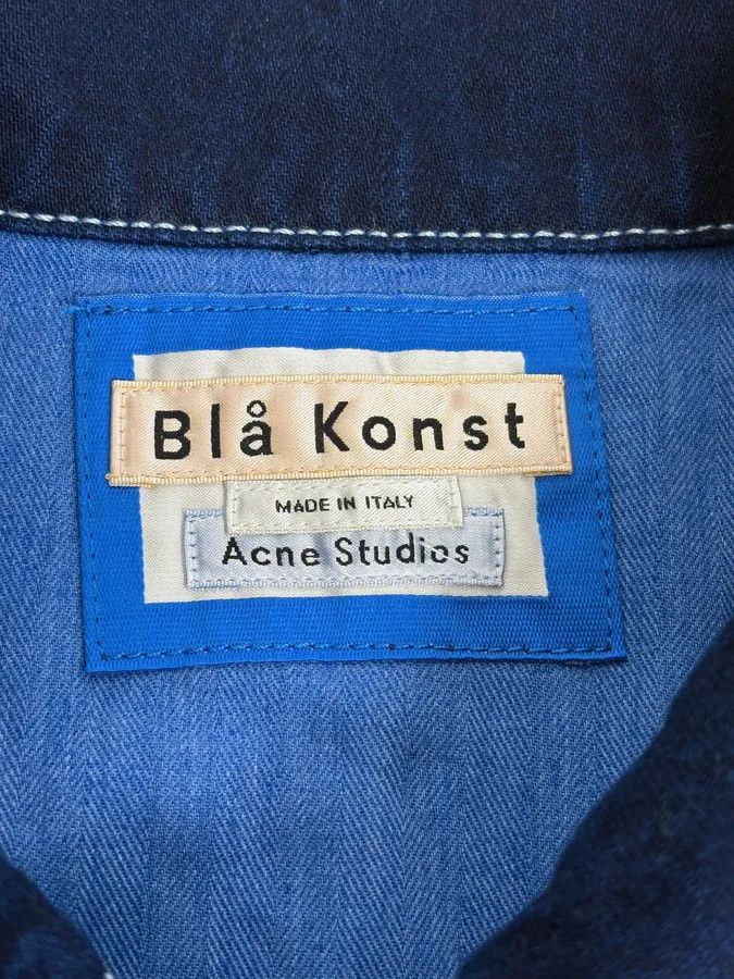 Acne Studios AW2017 Acne Studios Cobalt Blue Worker Trucker Jacket Size US M / EU 48-50 / 2 - 10 Thumbnail