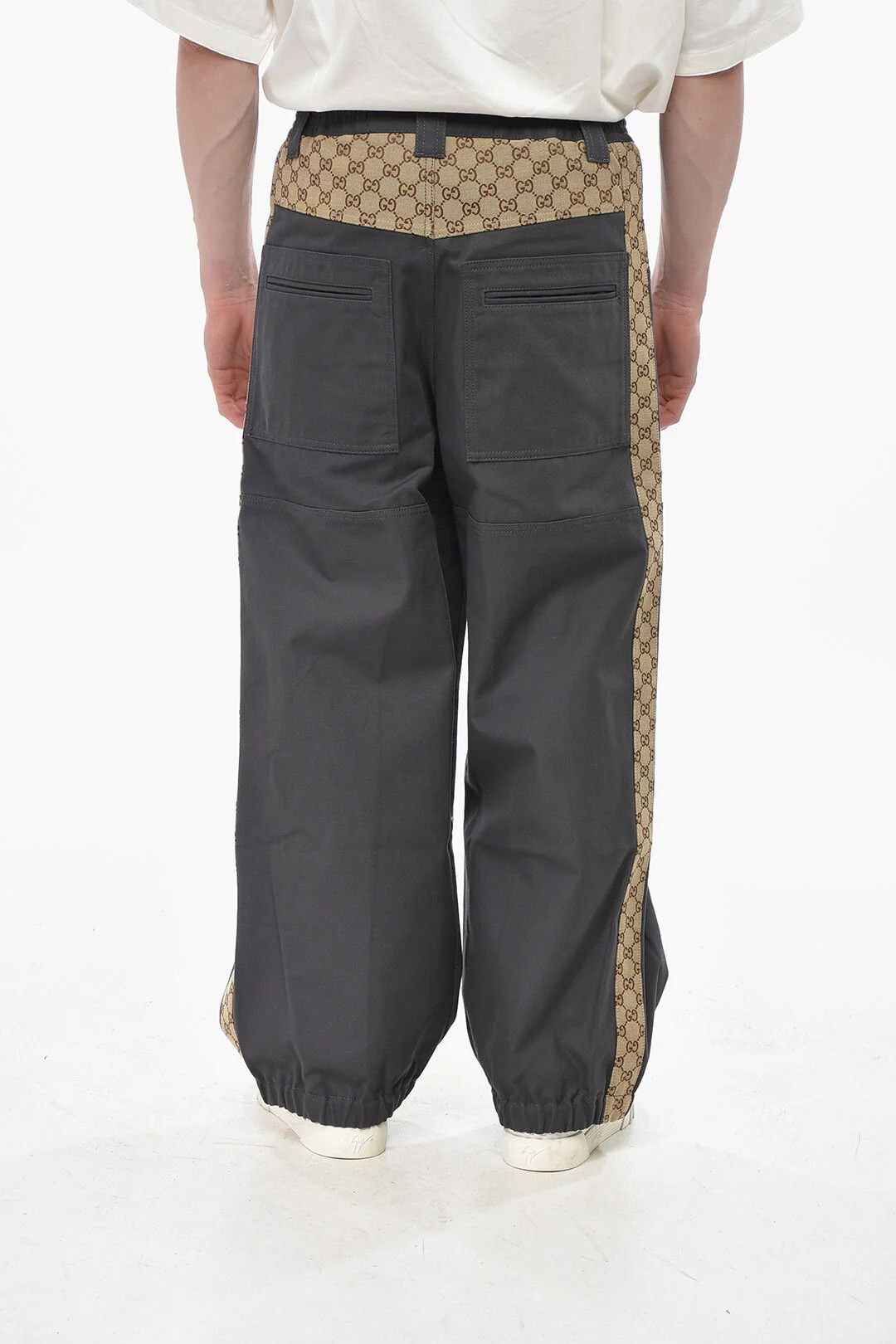 Gucci og1mm0426 Casual Cotton Pant in Grey Size US 32 / EU 48 - 2 Thumbnail