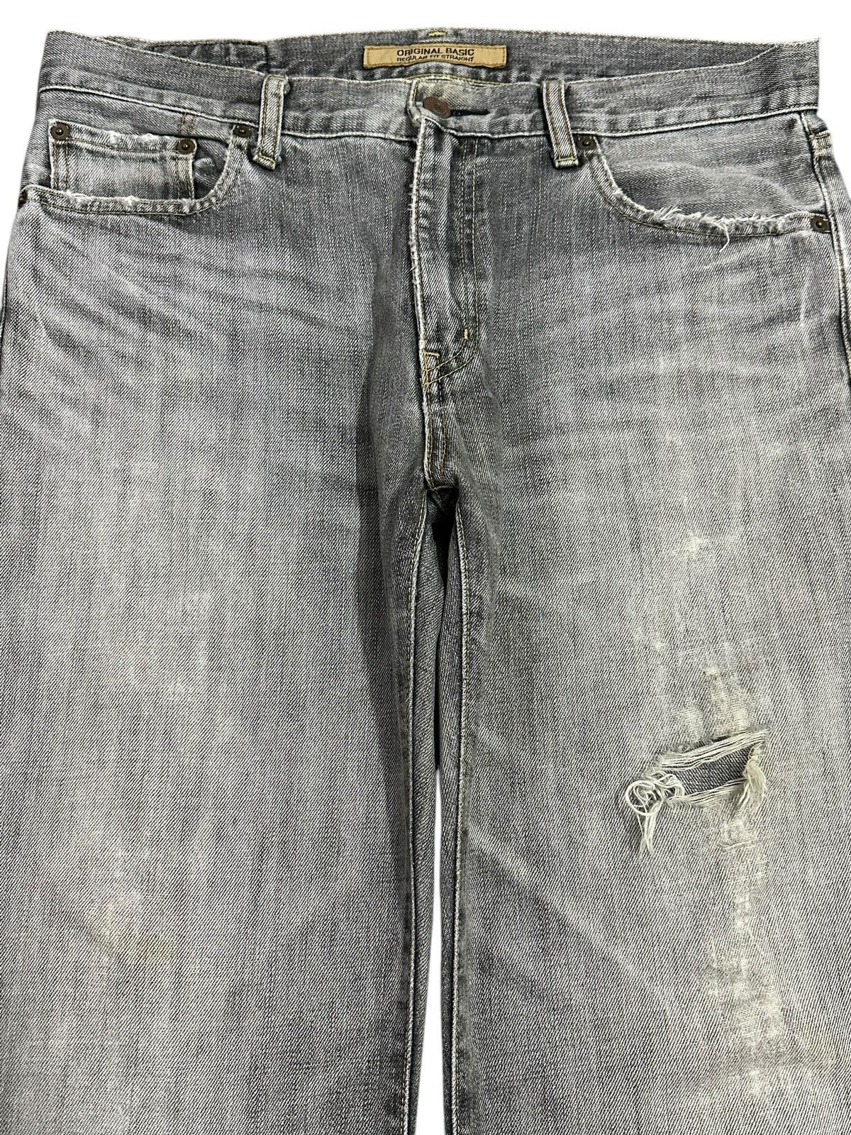 Uniqlo Vintage Japanese Uniqlo Faded Wash Style Loose Jeans Size US 34 / EU 50 - 3 Thumbnail