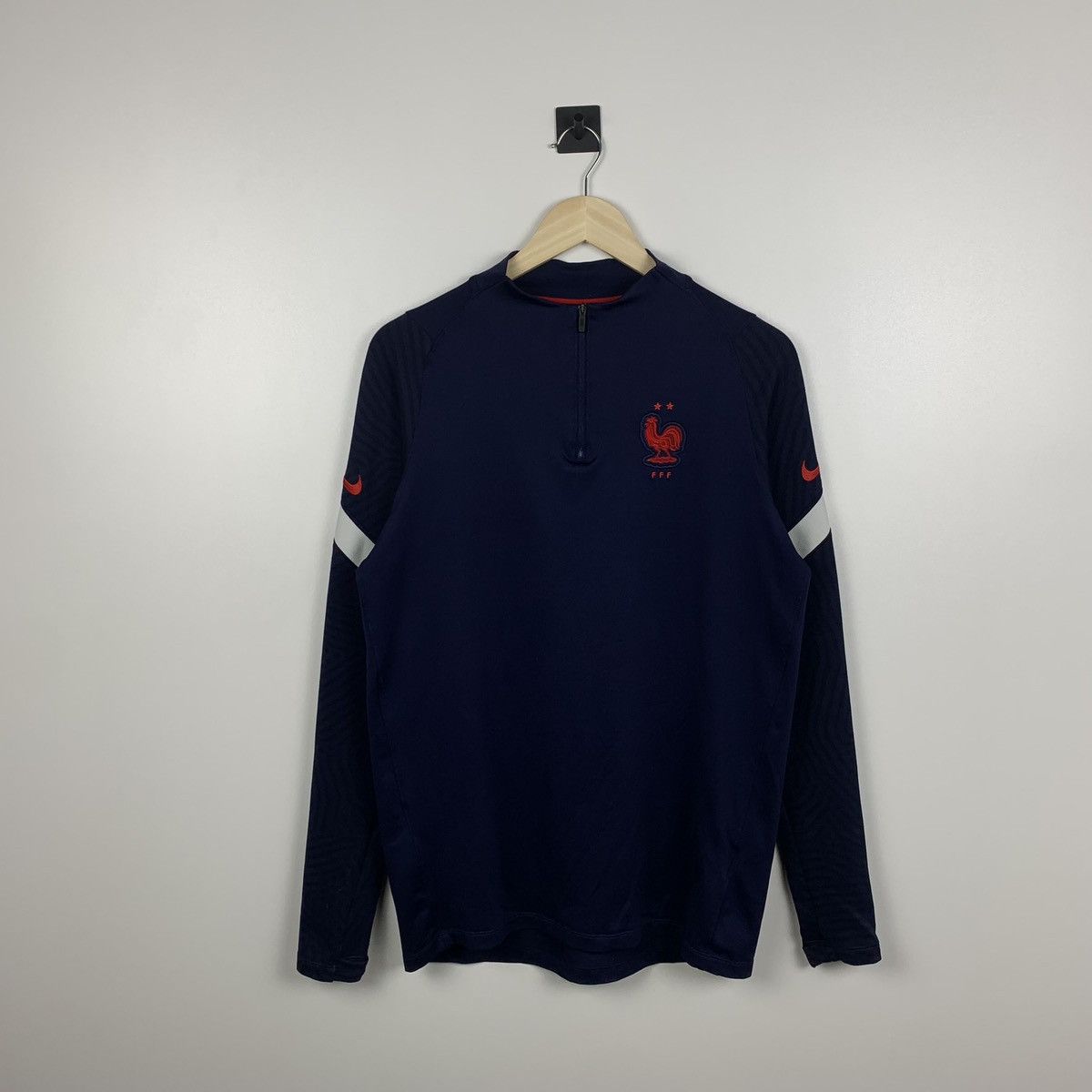 Nike Nike FFF Strike France Long Sleeve Jersey Size M Zip Top Size US M / EU 48-50 / 2 - 1 Thumbnail
