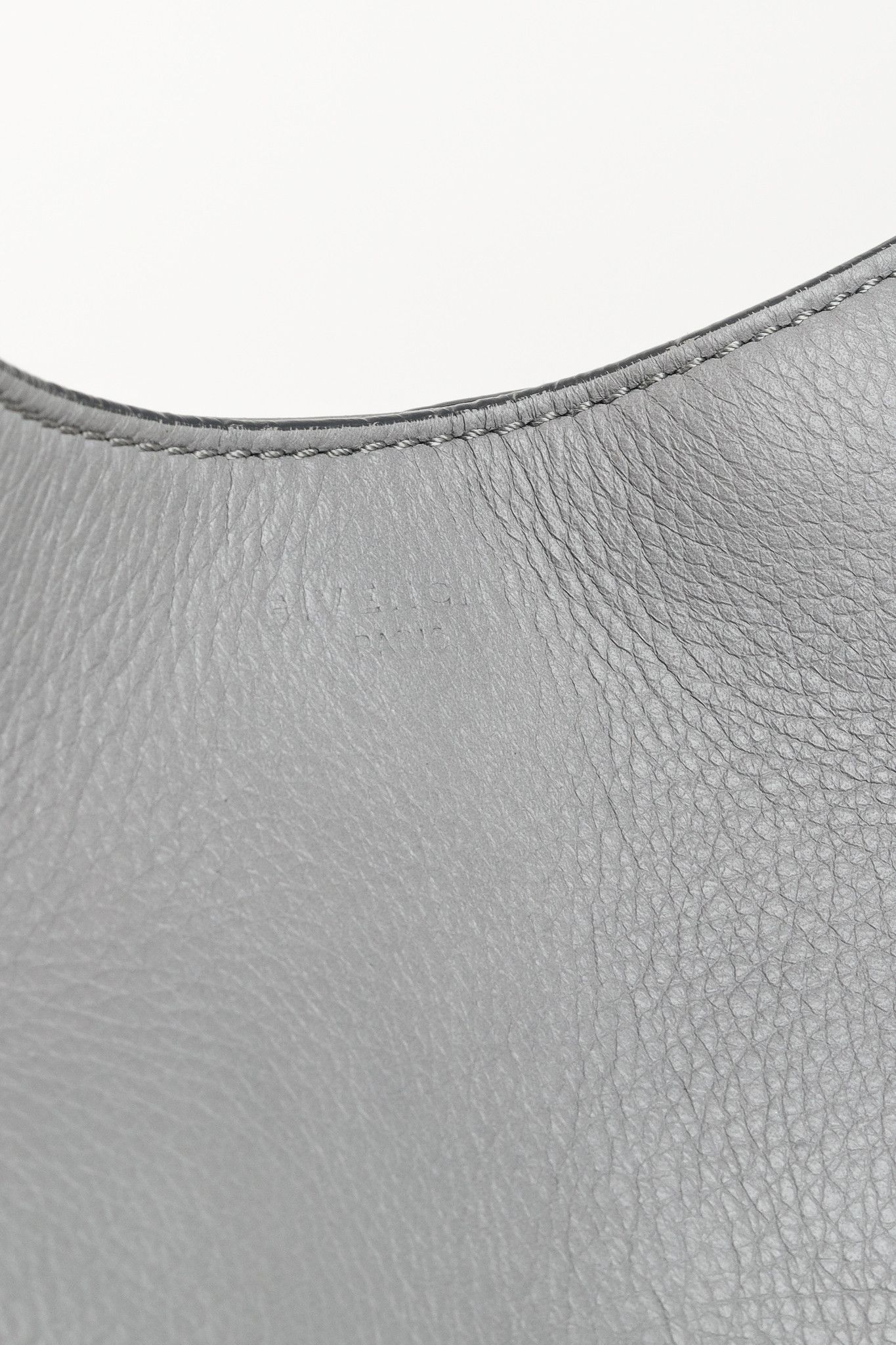 Givenchy Givenchy Obsedia Pearl Grey Leather Studded Small Hobo Bag Size ONE SIZE - 10 Thumbnail