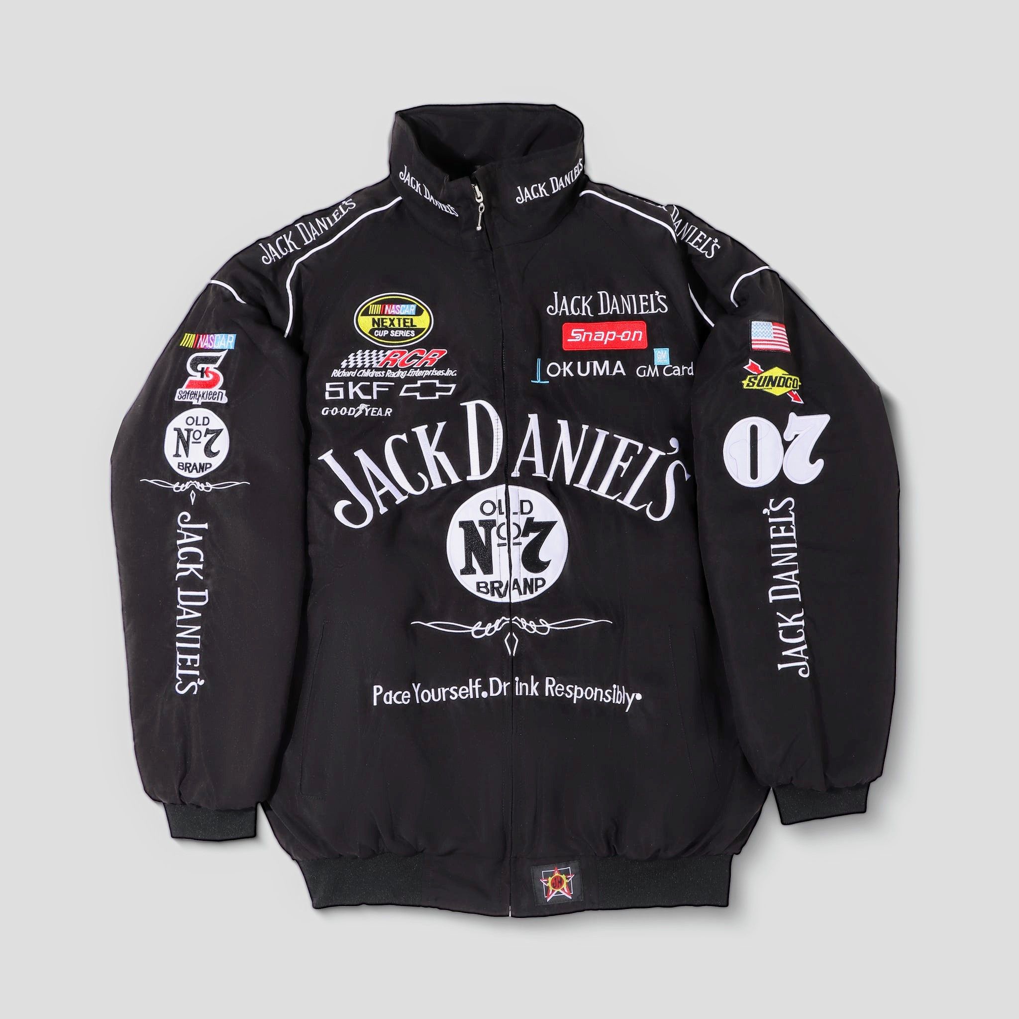 Vintage 🔥 JACK DANIEL'S 💥 Unisex Adult Racing Jacket Vintage