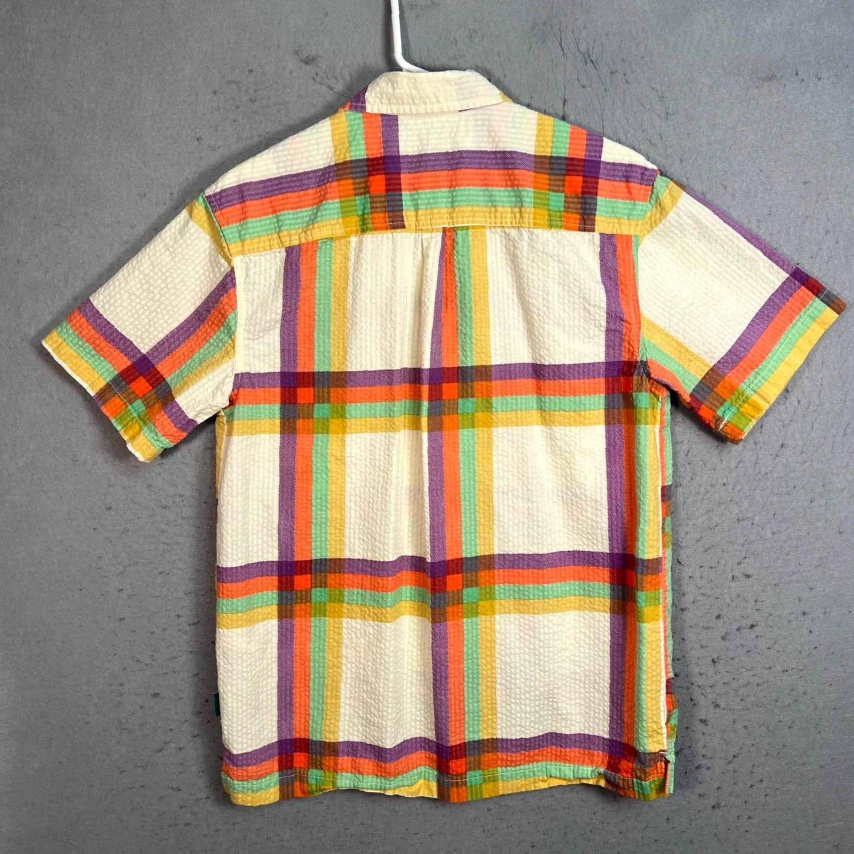 Urban Outfitters Urban Outfitters Mens Small Plaid Short-Sleeve Button-Up Shirt 100% Cotton Size US S / EU 44-46 / 1 - 2 Thumbnail