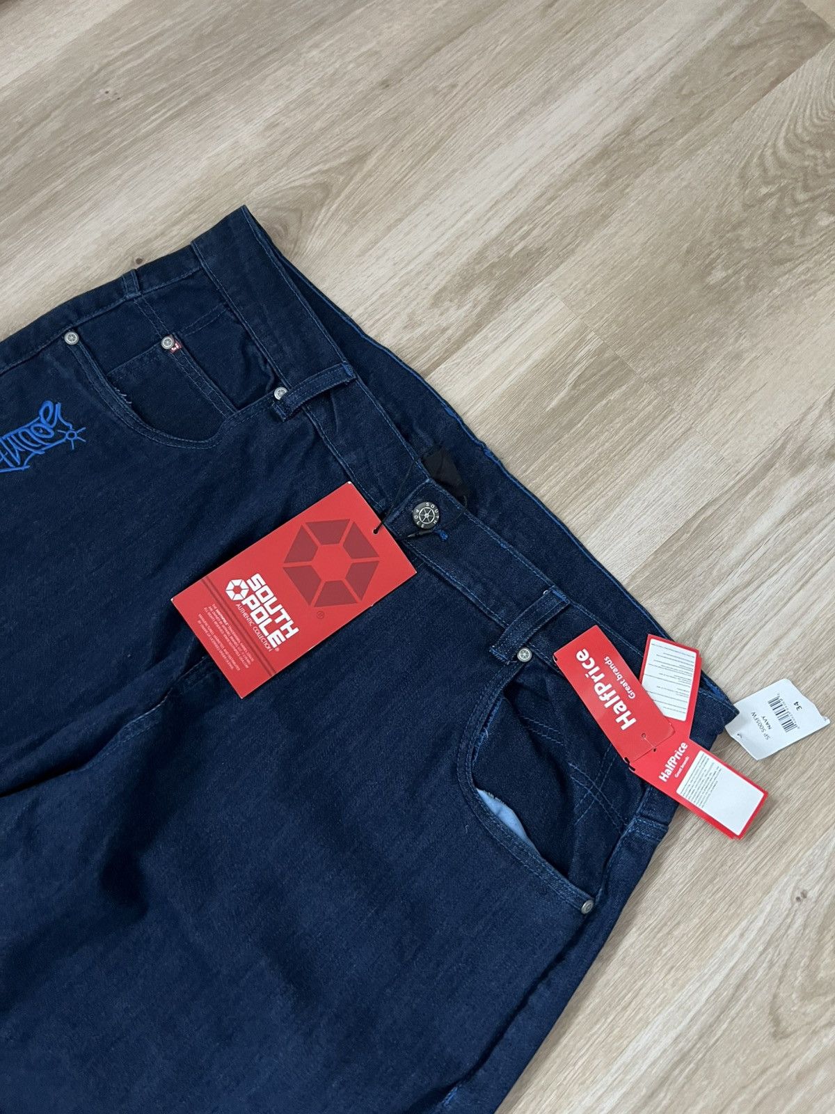Southpole Blue navy hiphop souhtpole bboy jeans Size US 34 / EU 50 - 7 Thumbnail