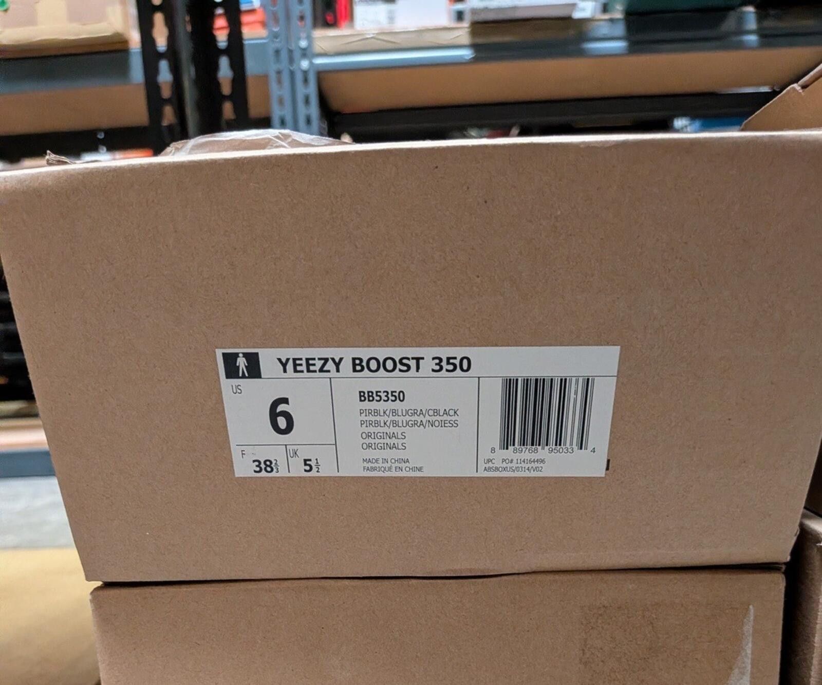 Adidas 2016 adidas Yeezy Boost 350 v1 Pirate Black 2.0 BB5350 US6 Size US 6 / EU 39 - 7 Thumbnail