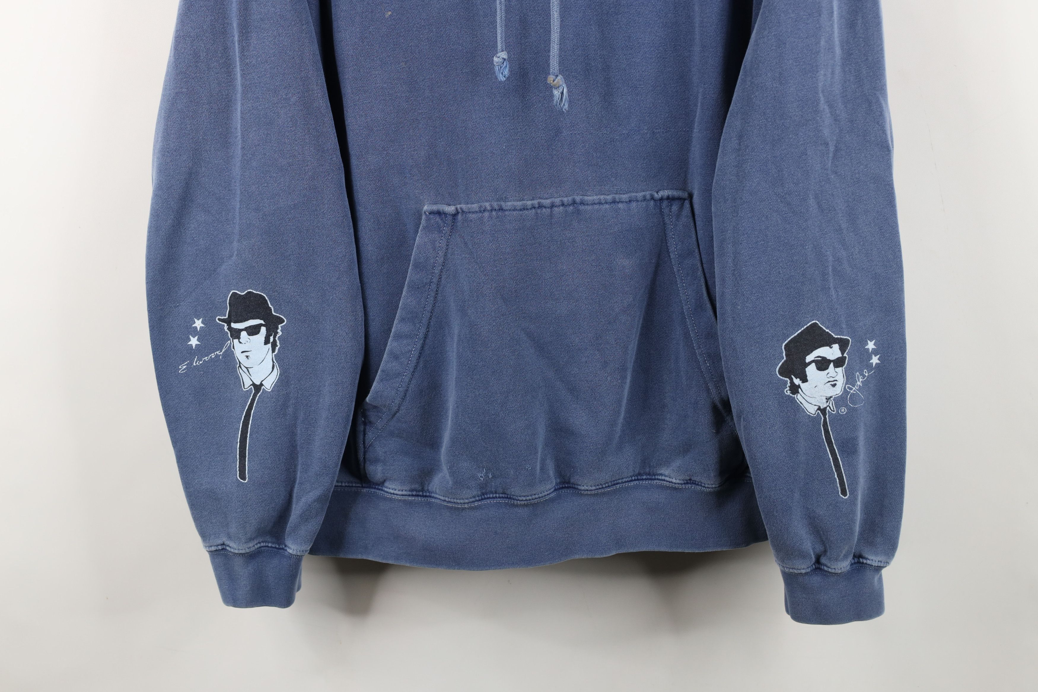 Vintage Vintage House of Blues Spell Out Hoodie Sweatshirt Blue Size US XL / EU 56 / 4 - 3 Thumbnail