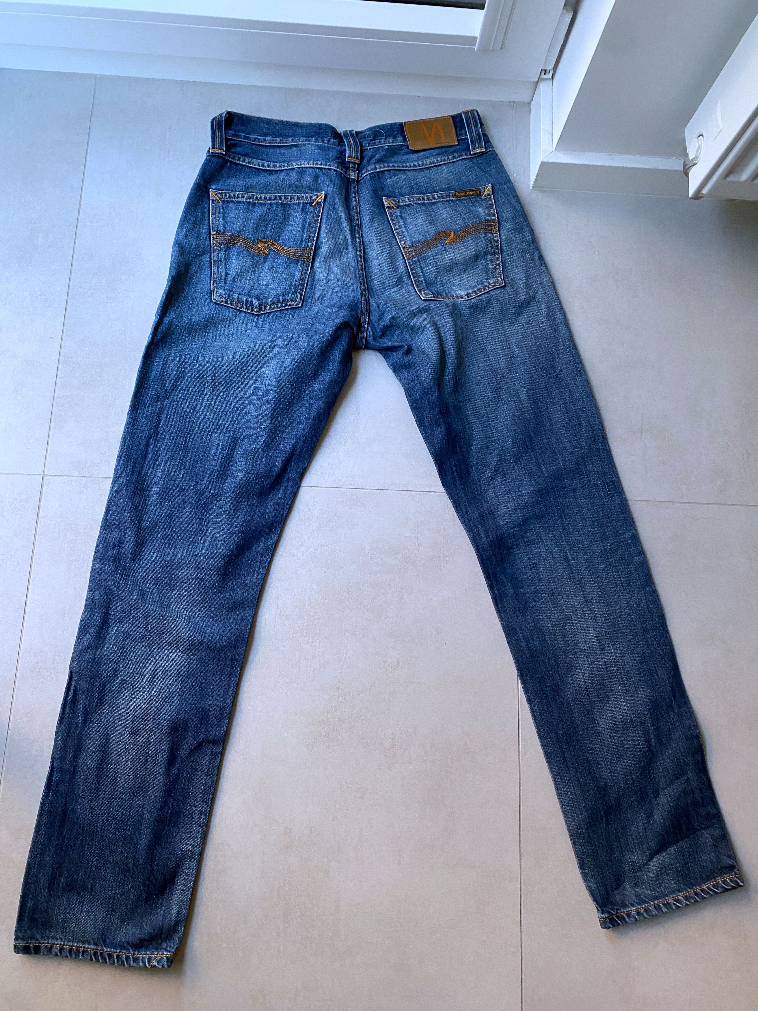 Nudie Jeans Nudie jeans Steady eddie whistle blue denim jeans sz W31 L32 Size US 31 - 1 Thumbnail