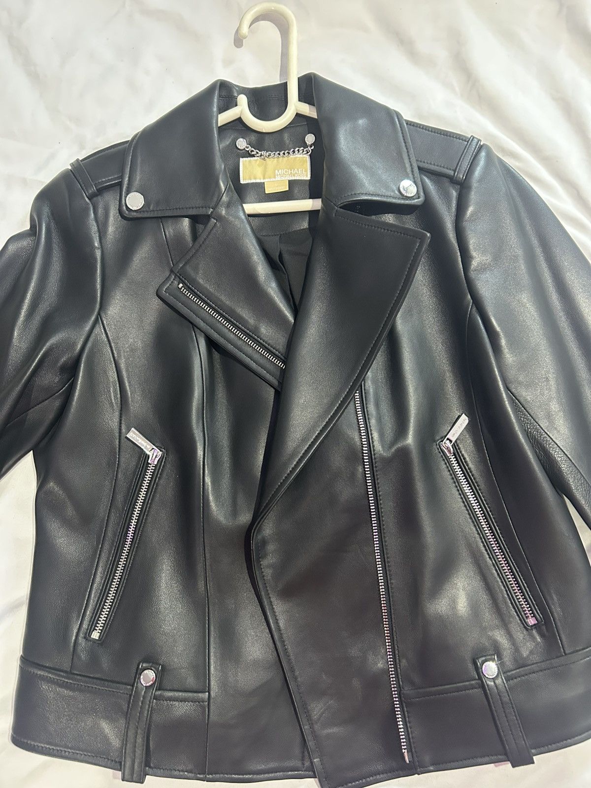 Michael Kors Michael Kors Leather Jacket Size M / US 6-8 / IT 42-44 - 2 Thumbnail