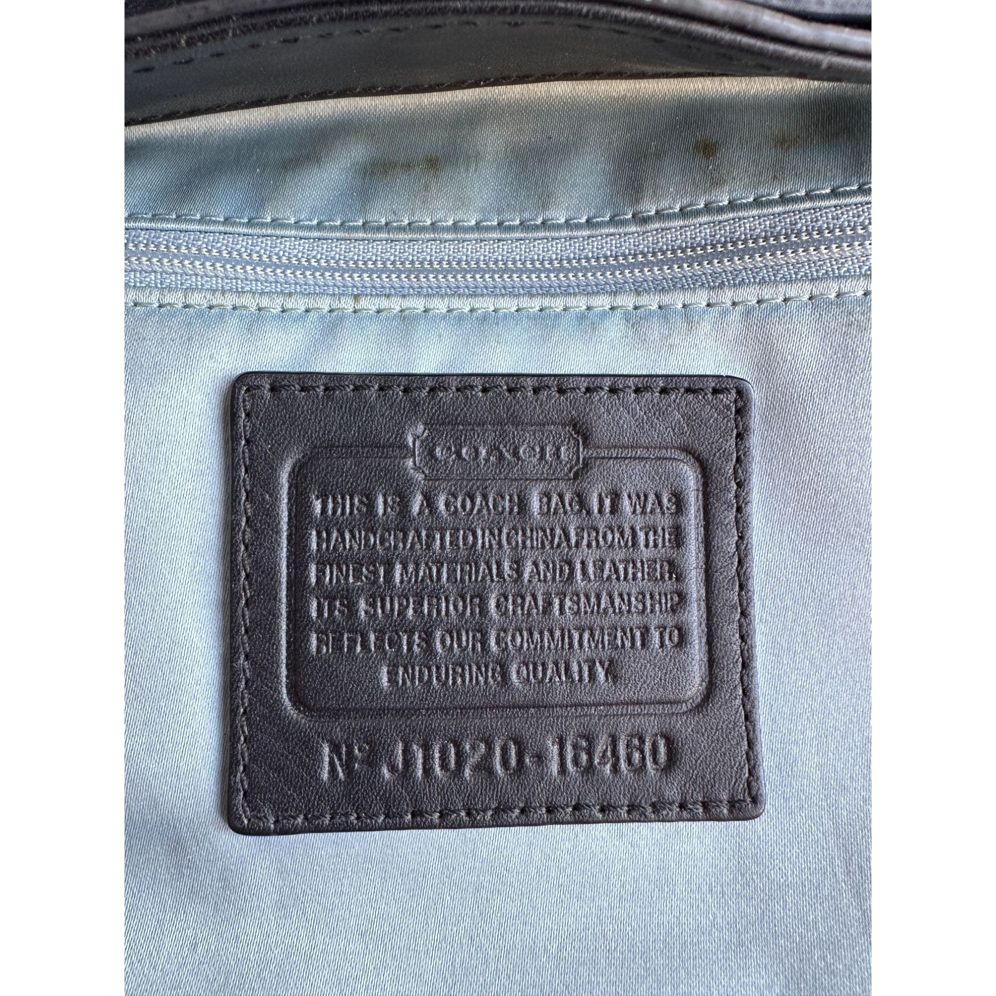 Coach COACH Colette Black Leather Carry All Shoulder Bag J1020-164 Size ONE SIZE - 18 Thumbnail