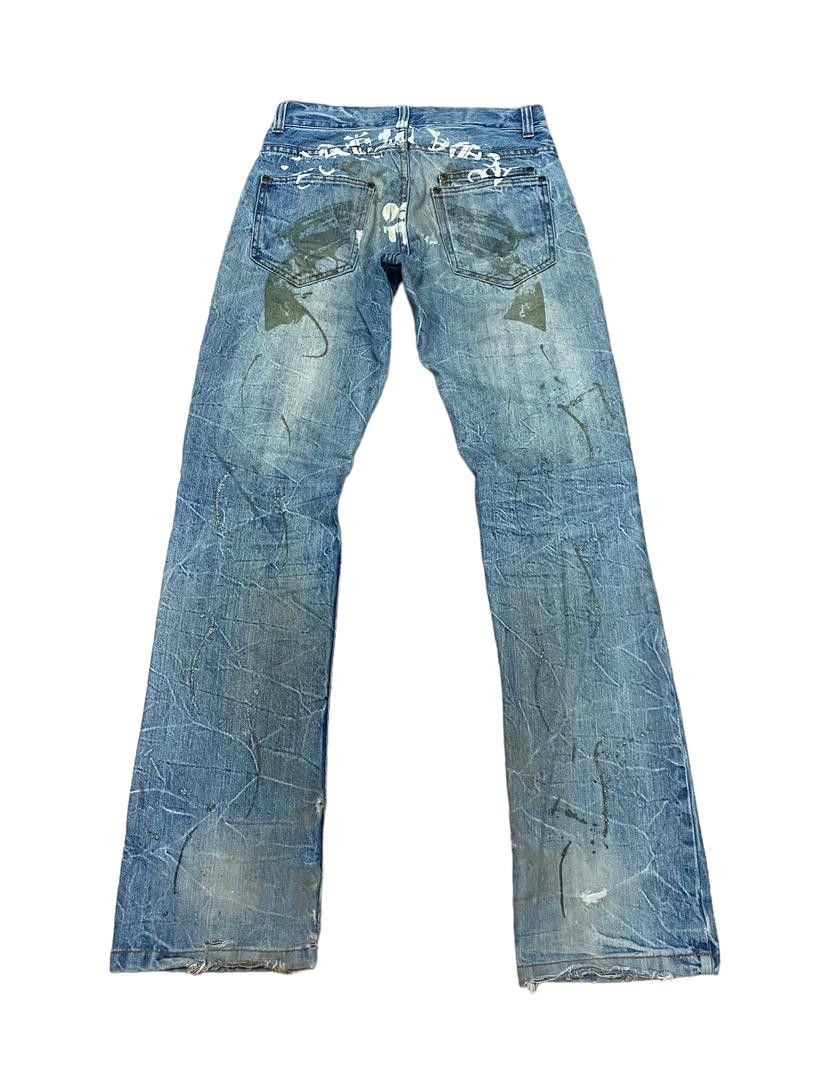 Japanese Brand 💥BEST OFFER💥DAPIMOON JAPAN GUNS DESIGN POCKET DENIM Size US 30 / EU 46 - 1 Thumbnail