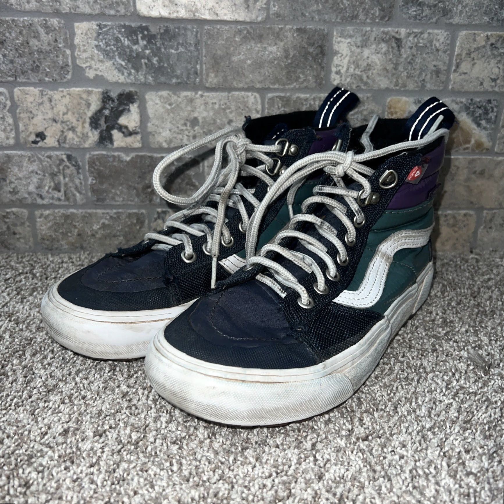 Vans VANS Off The Wall High Top Lace Up Shoes Mens Size 5 Multicolor Sneaker Size US S / EU 44-46 / 1 - 2 Thumbnail