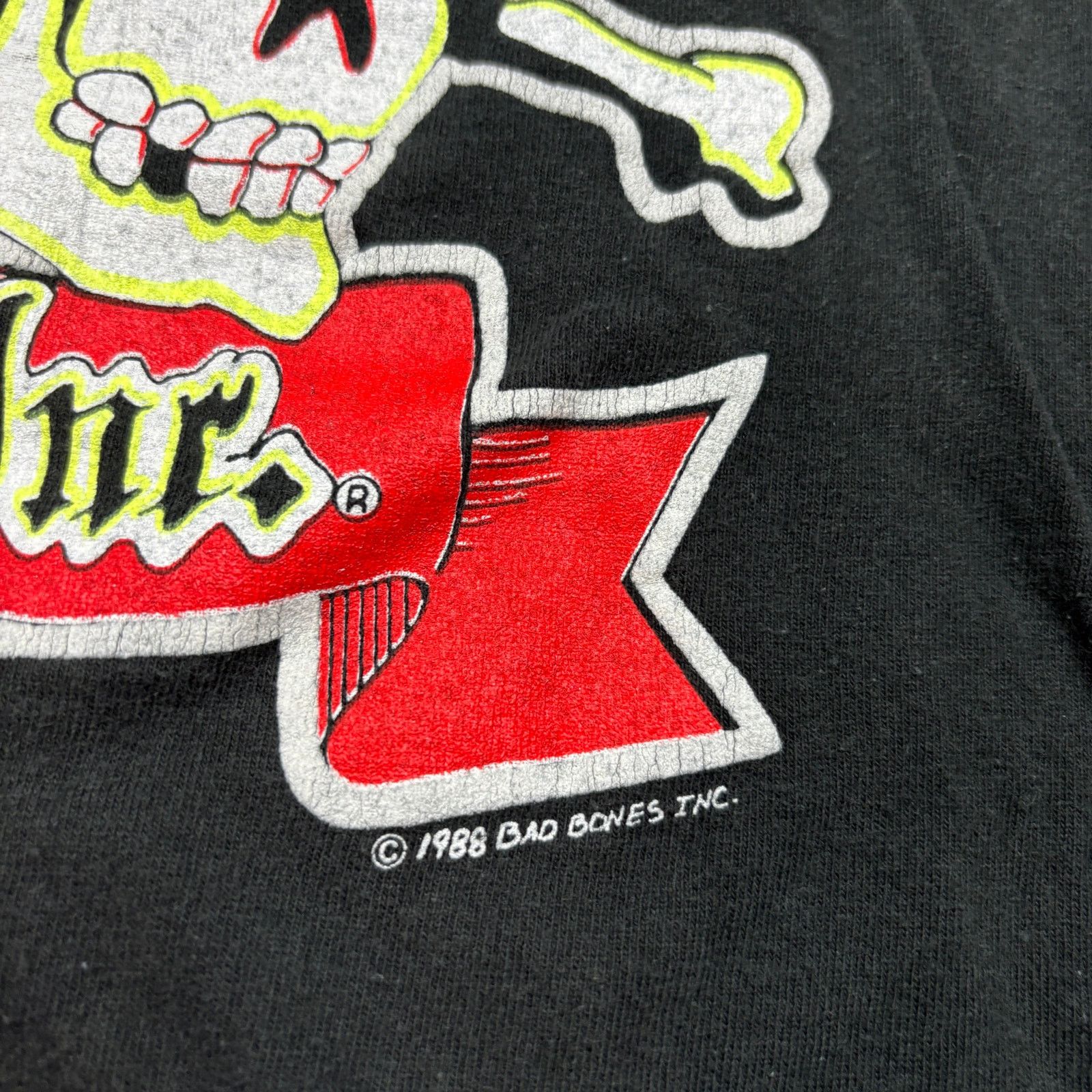 Vintage Rare Vintage 1988 Bad Bones Biker Shirt Men's Large Size US L / EU 52-54 / 3 - 3 Thumbnail