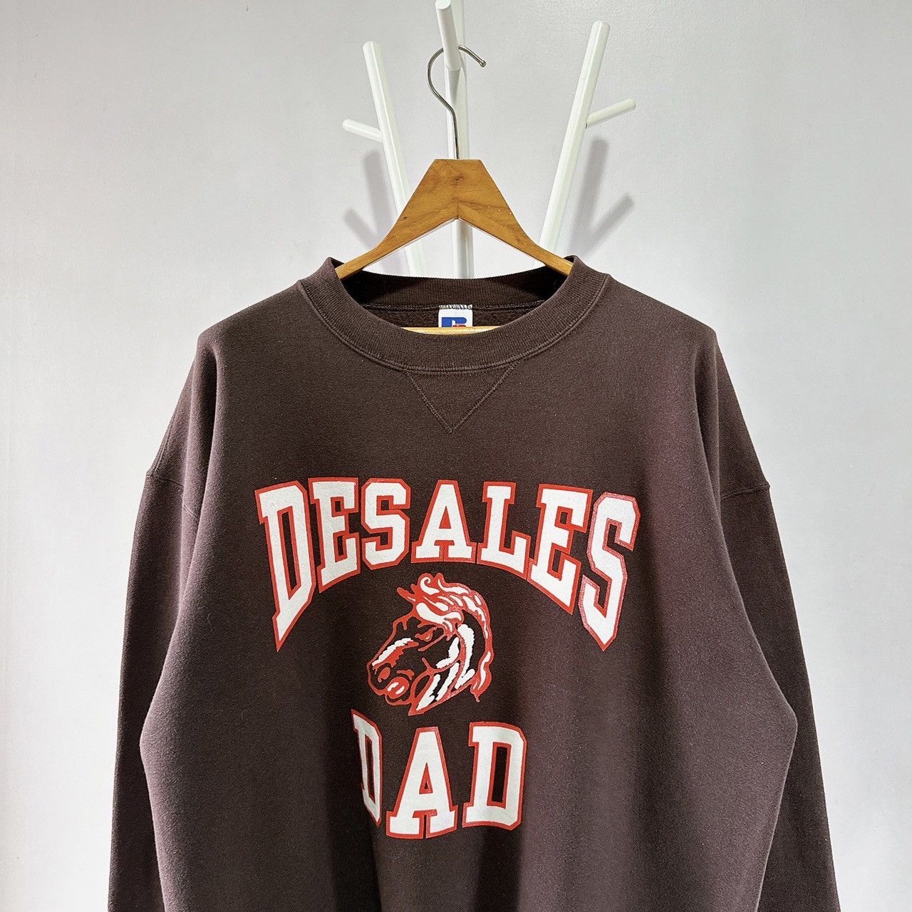 Russell Athletic × Vintage 90s DeSales athletic crewneck sweatshirt/ L Size US L / EU 52-54 / 3 - 3 Thumbnail