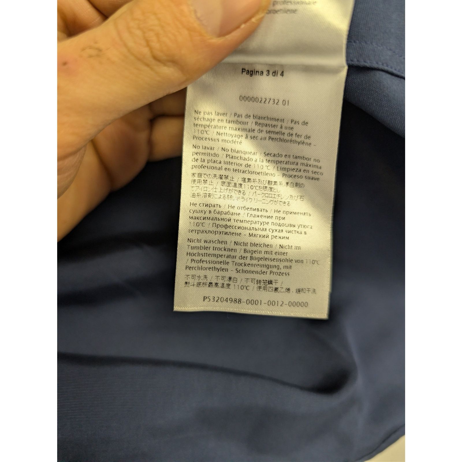 Valentino o1rshd1 CC20 silk piped Button up Shirt in Navy Blue Size US S / EU 44-46 / 1 - 20 Thumbnail