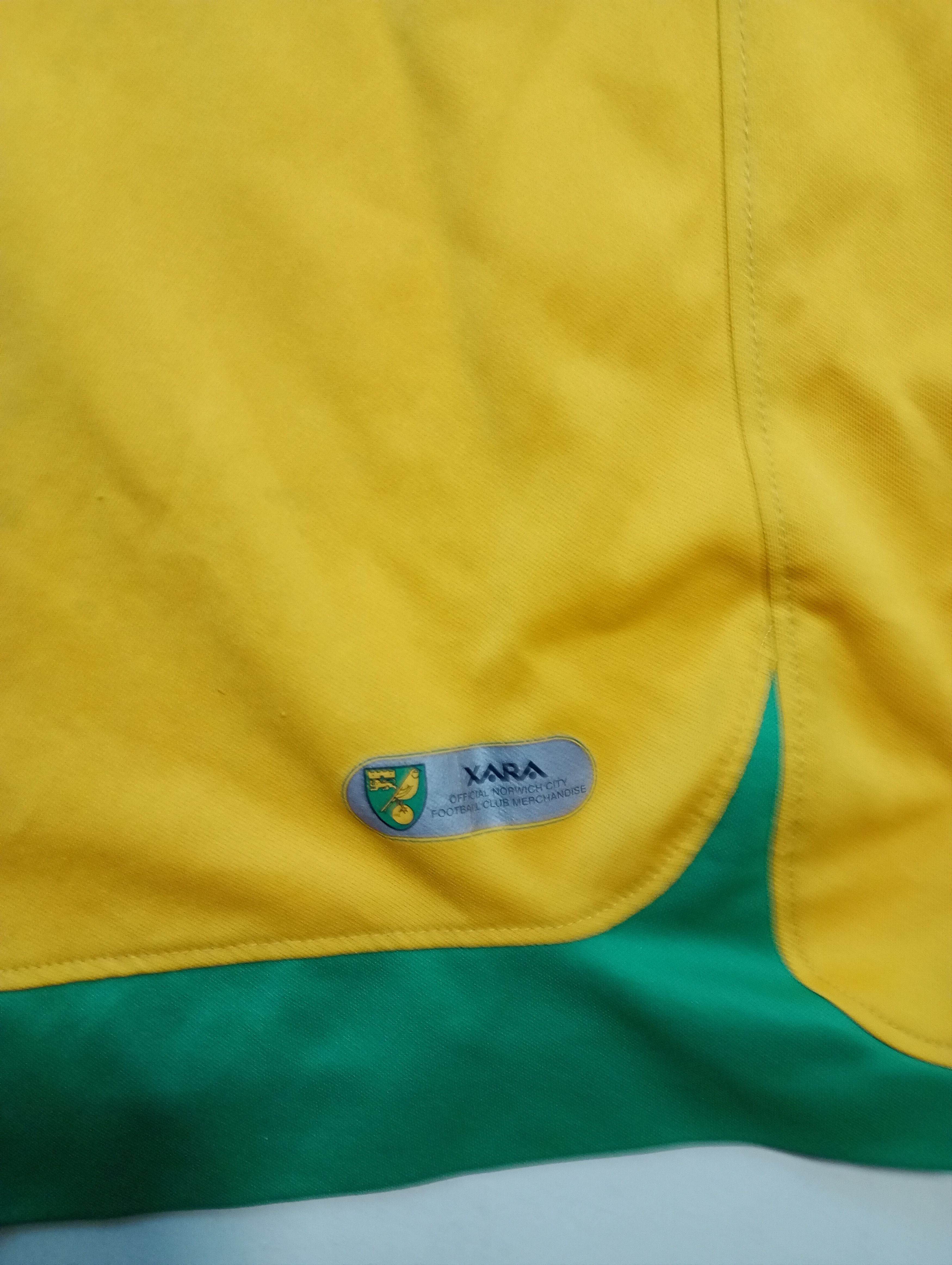Vintage Xara Norwich City Jersey 2008-2010 Size US XL / EU 56 / 4 - 6 Thumbnail