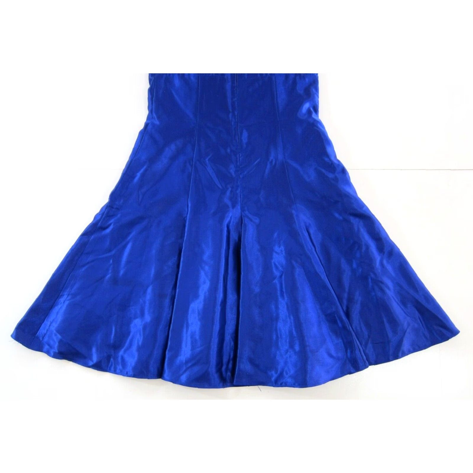 Vintage VINTAGE Gunne Sax Dress Jessica McClintock Blue Satin Beaded Sweatheart Prom Cocktail 7 Size M / US 6-8 / IT 42-44 - 7 Thumbnail
