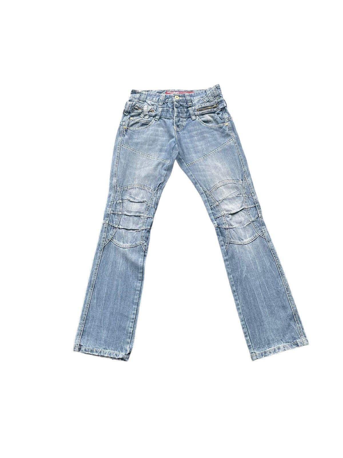Japanese Brand Southern Denim Double Waist Denim Size US 31 - 1 Thumbnail