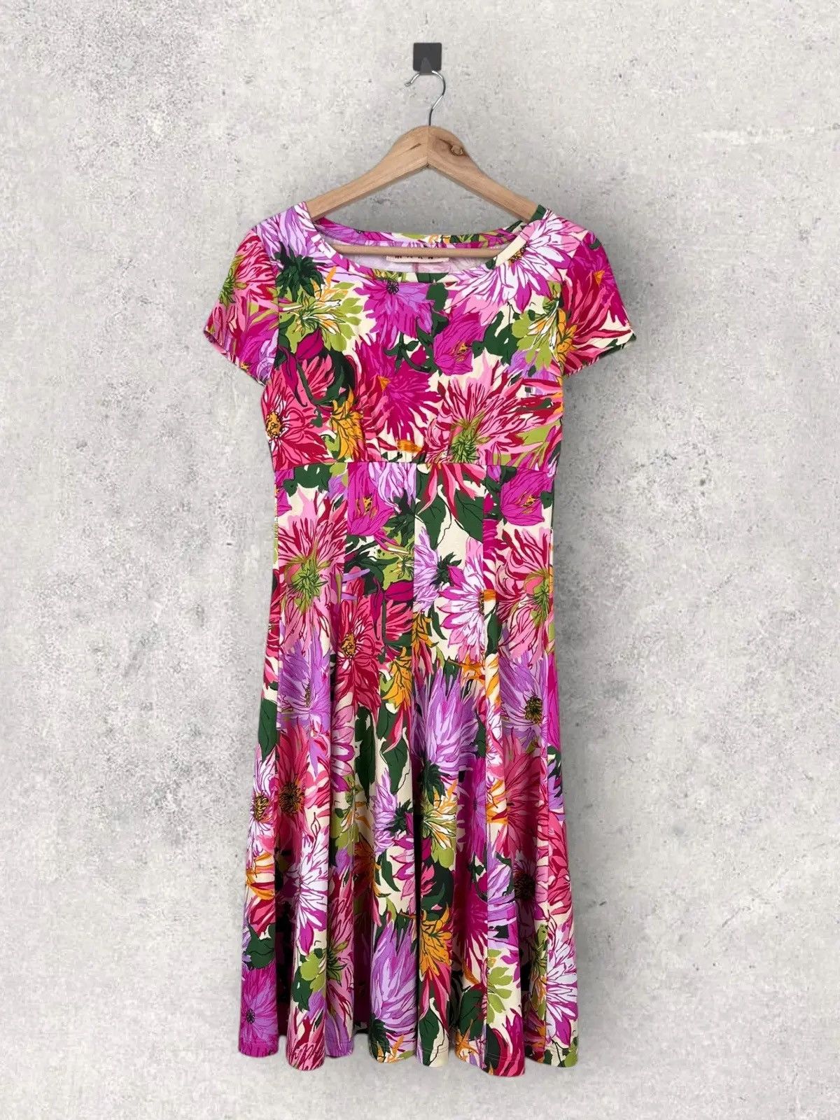 Marni Marni Flowers Mid Dress Pink Size M / US 6-8 / IT 42-44 - 1 Thumbnail