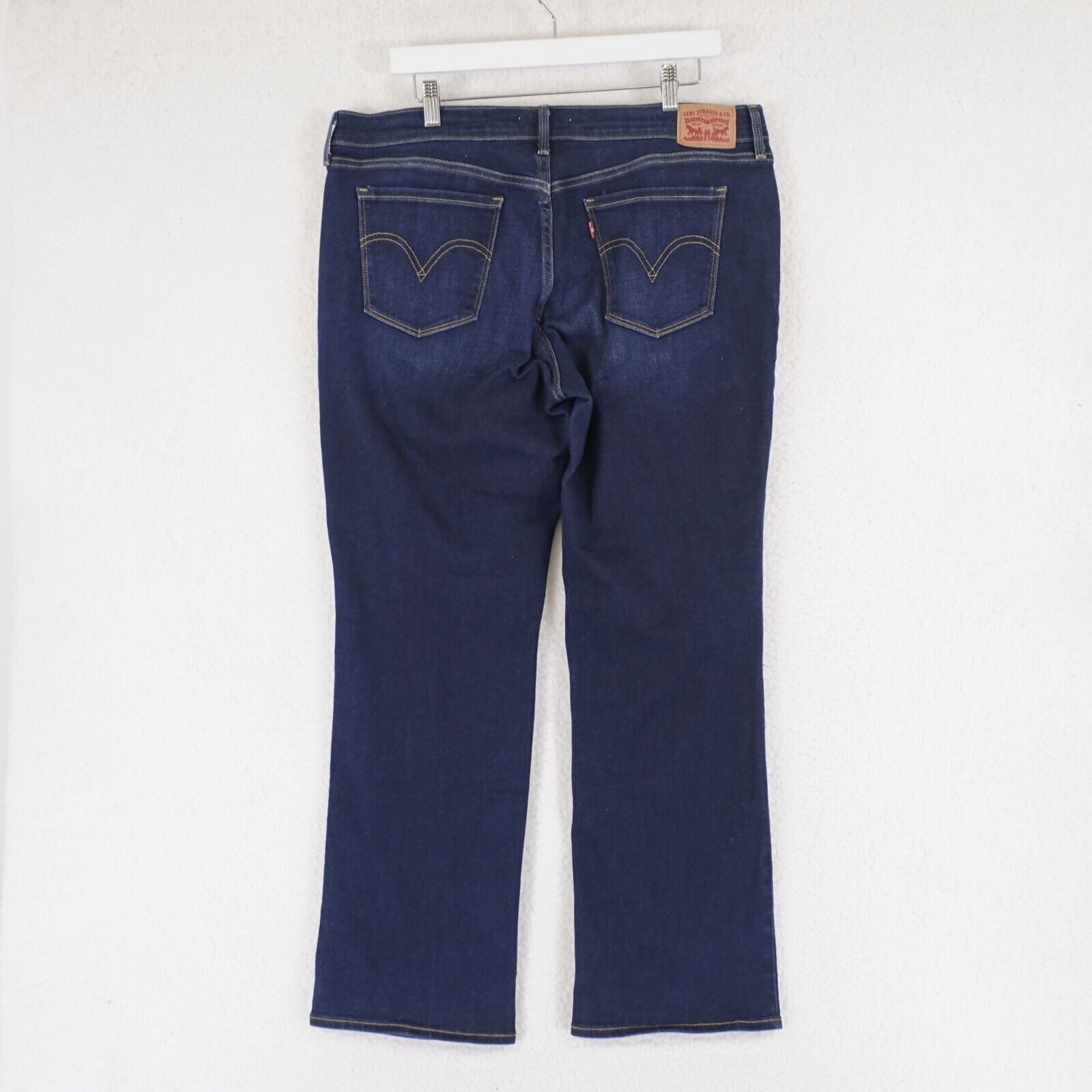 Levi's Levi's 505 Straight Dark Stone Wash Blue Denim Jeans High Ri Size 36" / US 14 / IT 50 - 3 Thumbnail