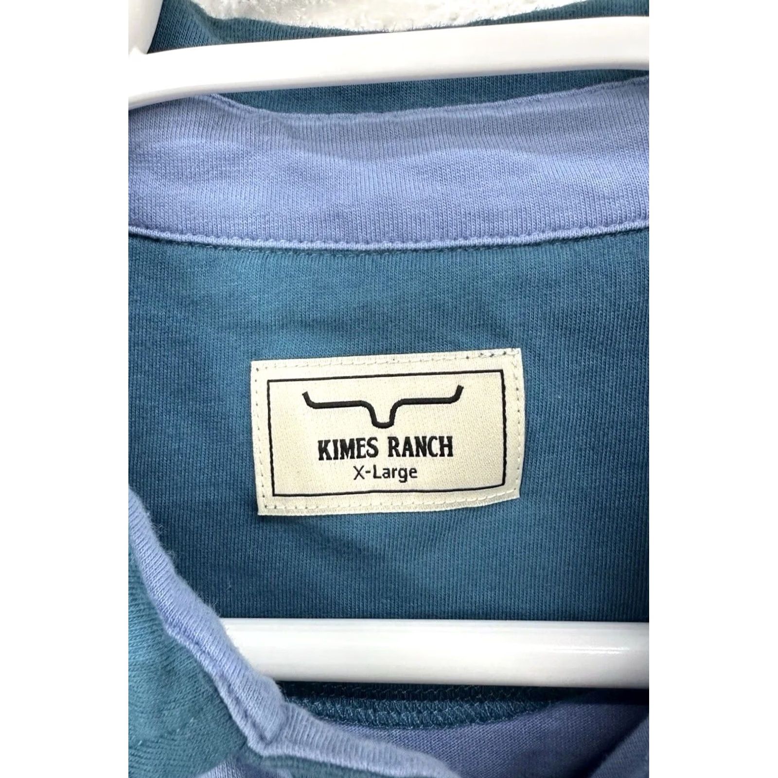 Vintage Kimes Ranch Gallup Polo Pearl Snap Western Style Light Blue / Men’s XL Shirt Size US XL / EU 56 / 4 - 5 Thumbnail