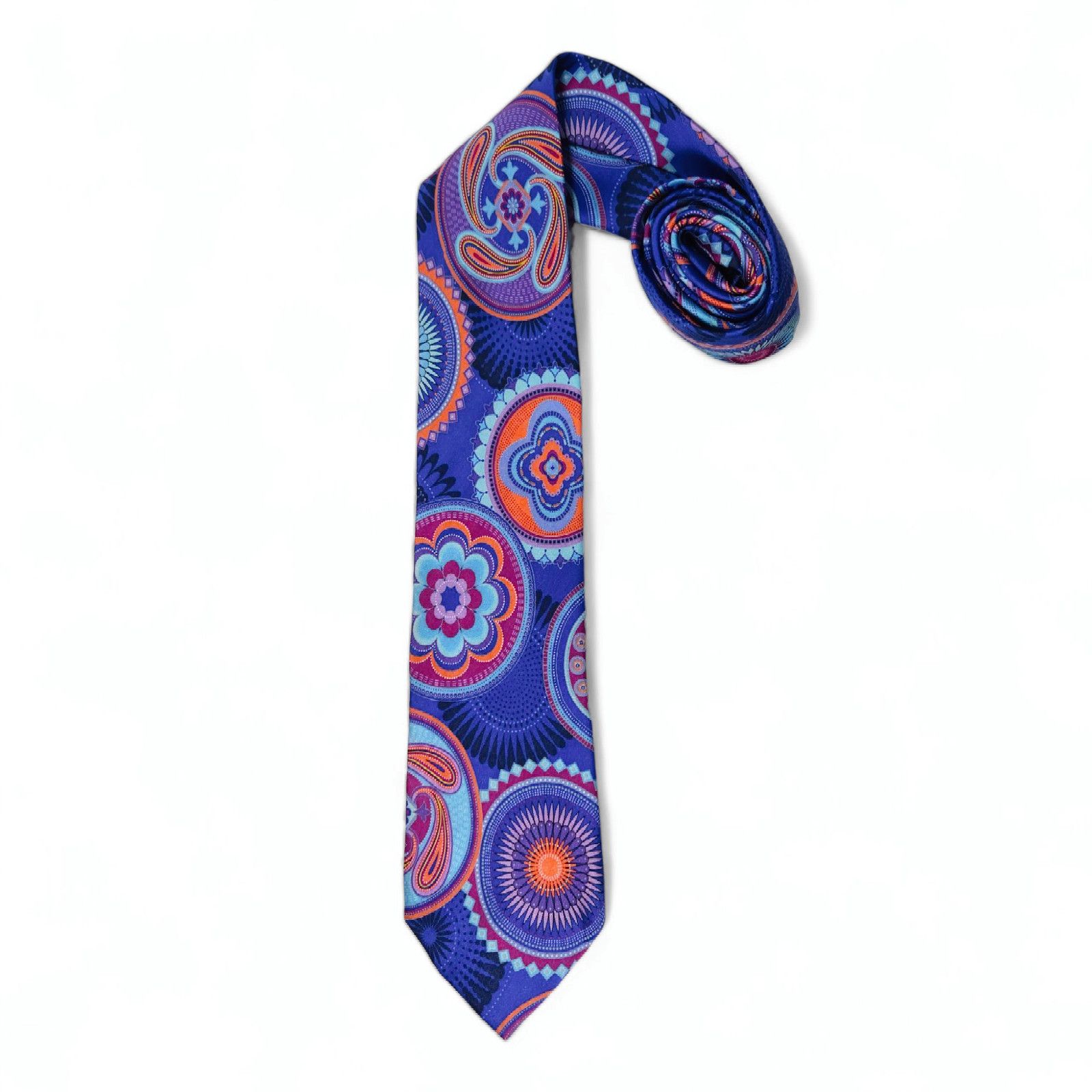 Murano EUC Murano 100% Silk HandTailored Necktie Made USA Navy Size ONE SIZE - 1 Thumbnail