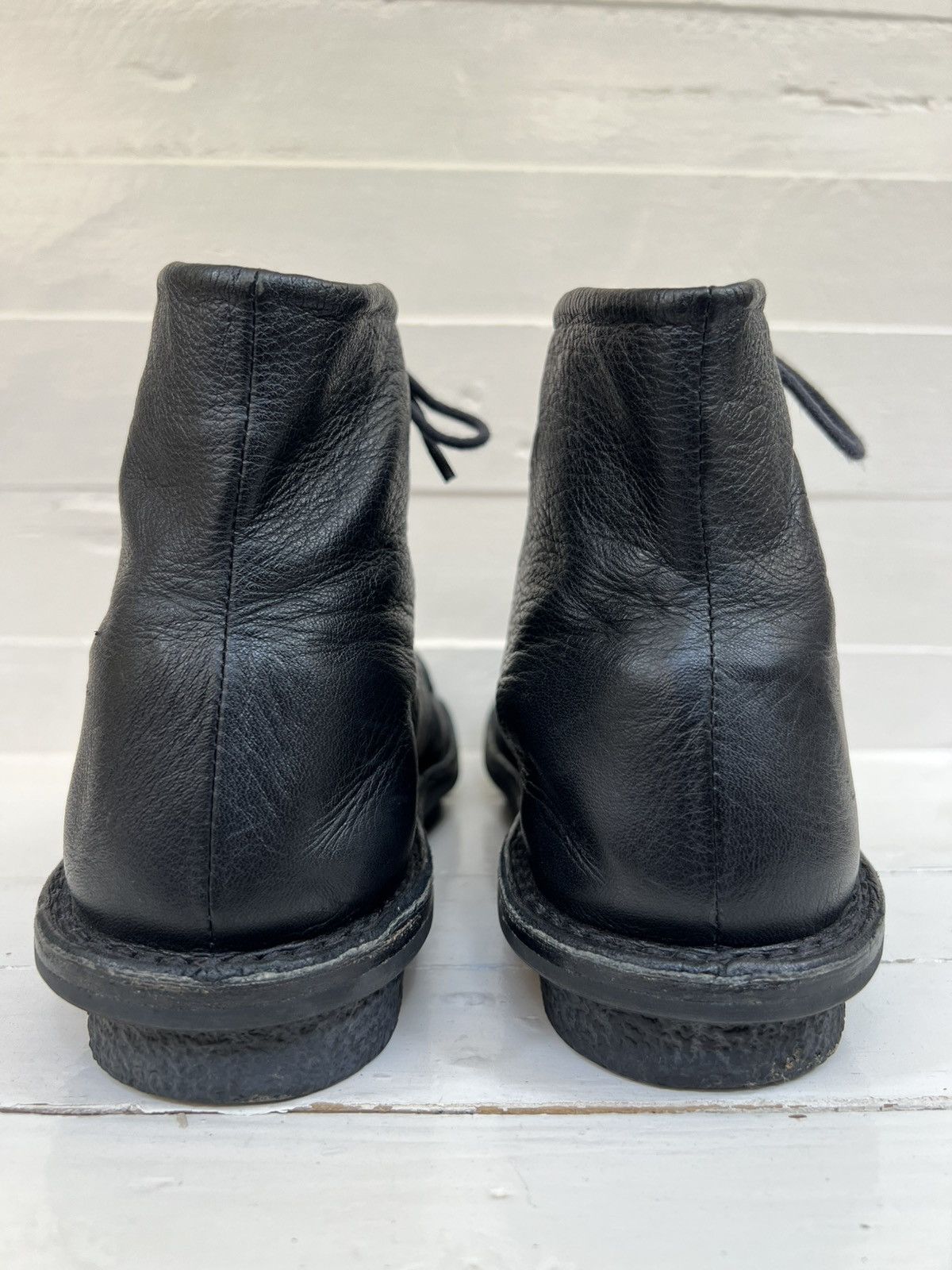 Trippen Trippen Rectangle Men’s Black leather Lace Up Boots Size US 8.5 / EU 41-42 - 8 Thumbnail
