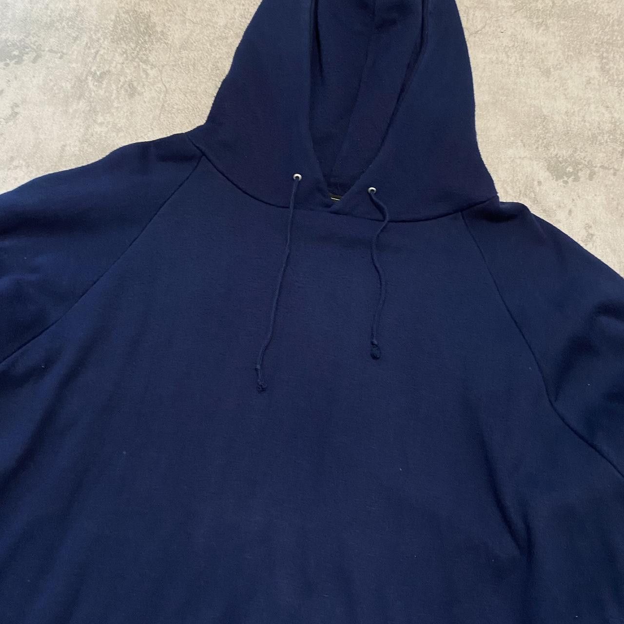 Other Boxy Navy blue vintage hoodie Vintage Retro 90s rap Size US XL / EU 56 / 4 - 3 Thumbnail