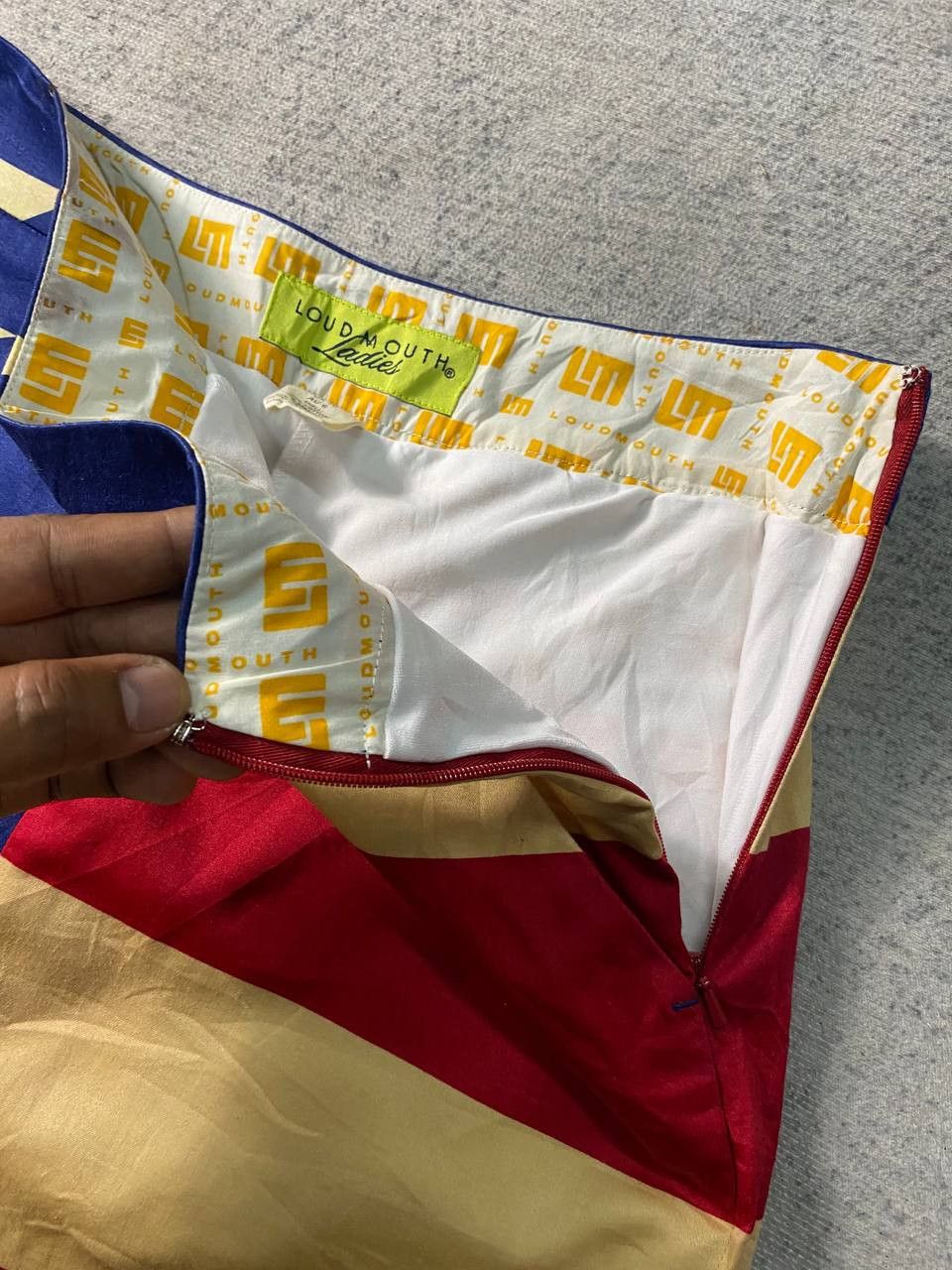 Golf Wang Loudmouth USA Flag Golf Skirt Size 28" / US 6 / IT 42 - 2 Thumbnail